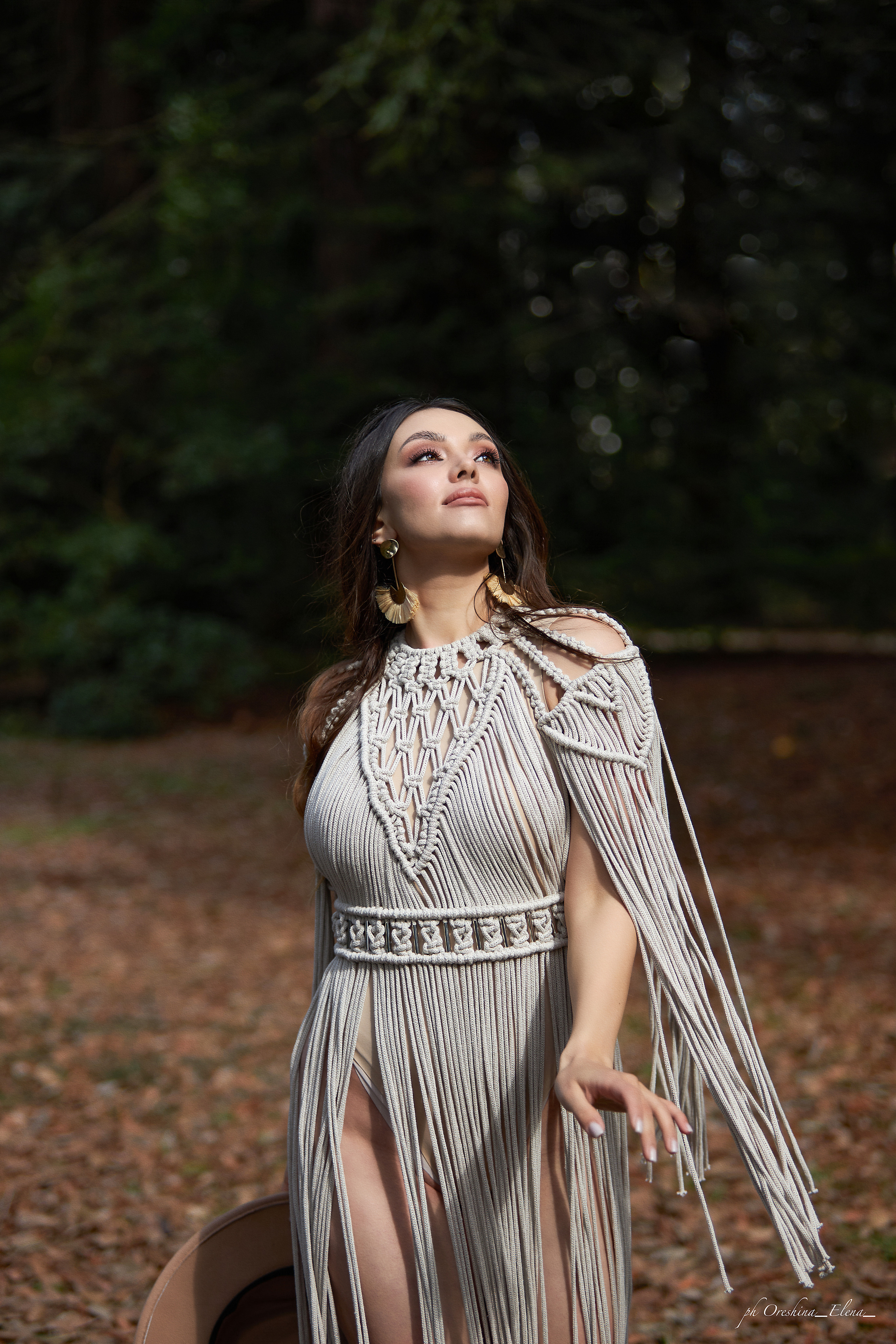 Красивое фото невесты на солнце 