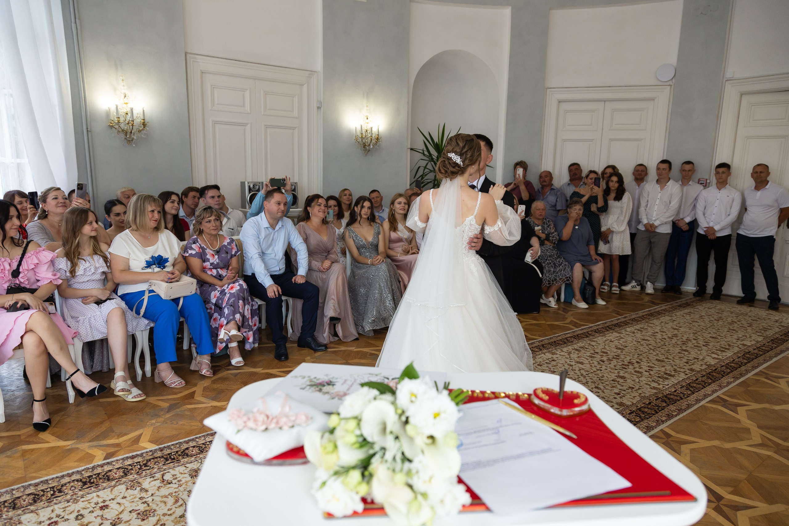 Регистрация брака. Свадебная фотосъёмка в Москве, Туле