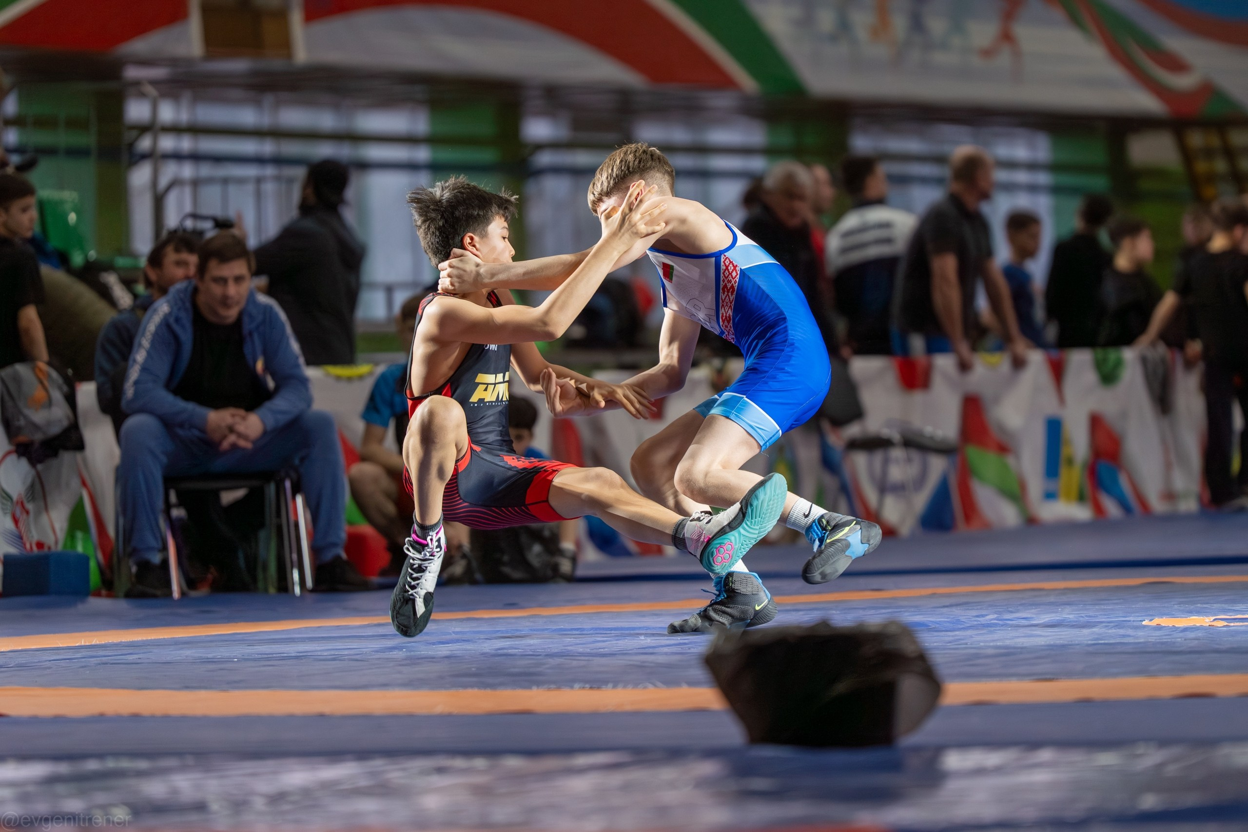 Всероссийский турнир по «Вольной борьбе». M-7 OPEN-14. Дневная часть. г. Нижнекамск 28.03.26. Евгений | Спорт Фото в Татарстане