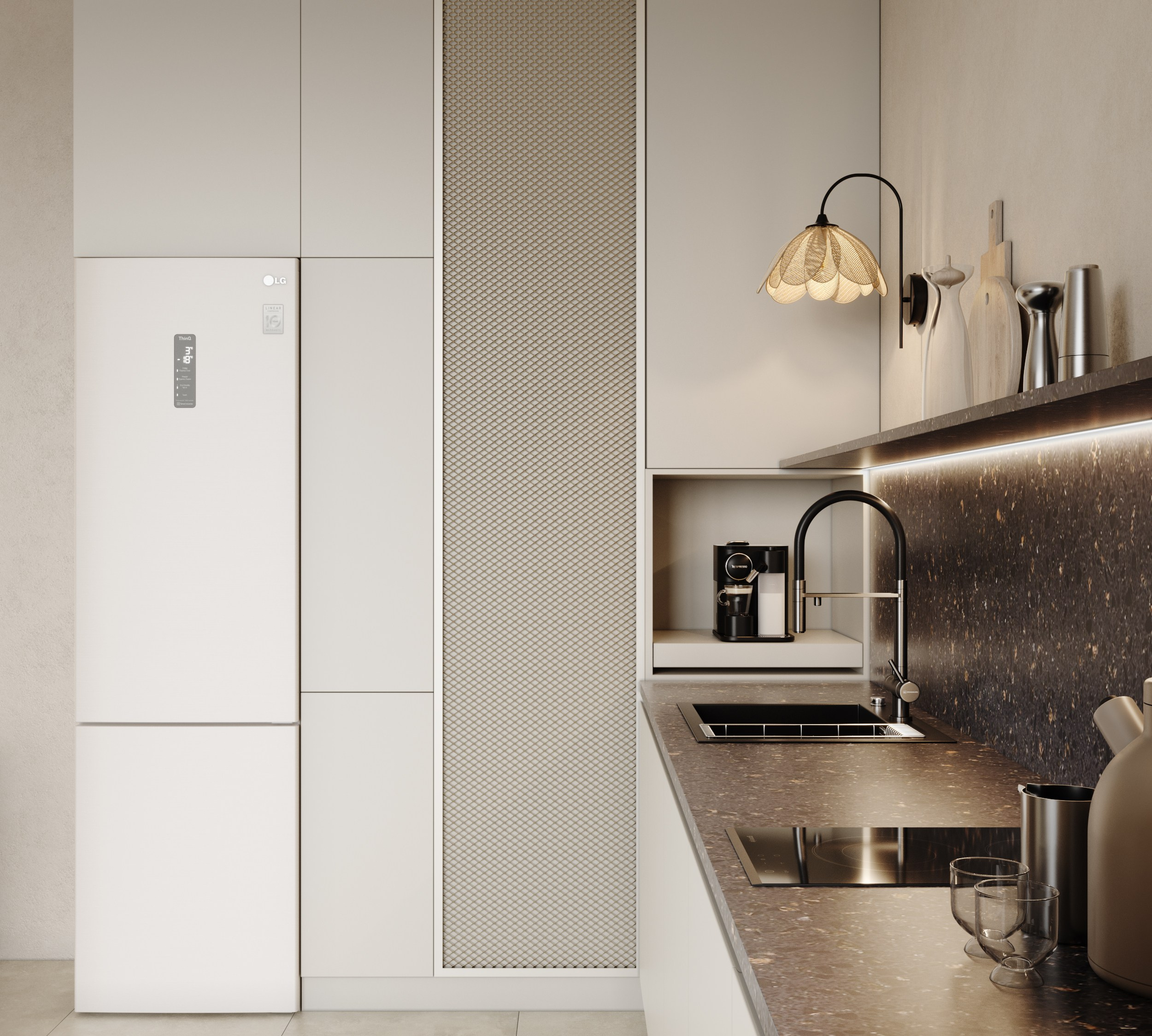 Визуализация дом 50 м². Интерьерная 3D Визуализация