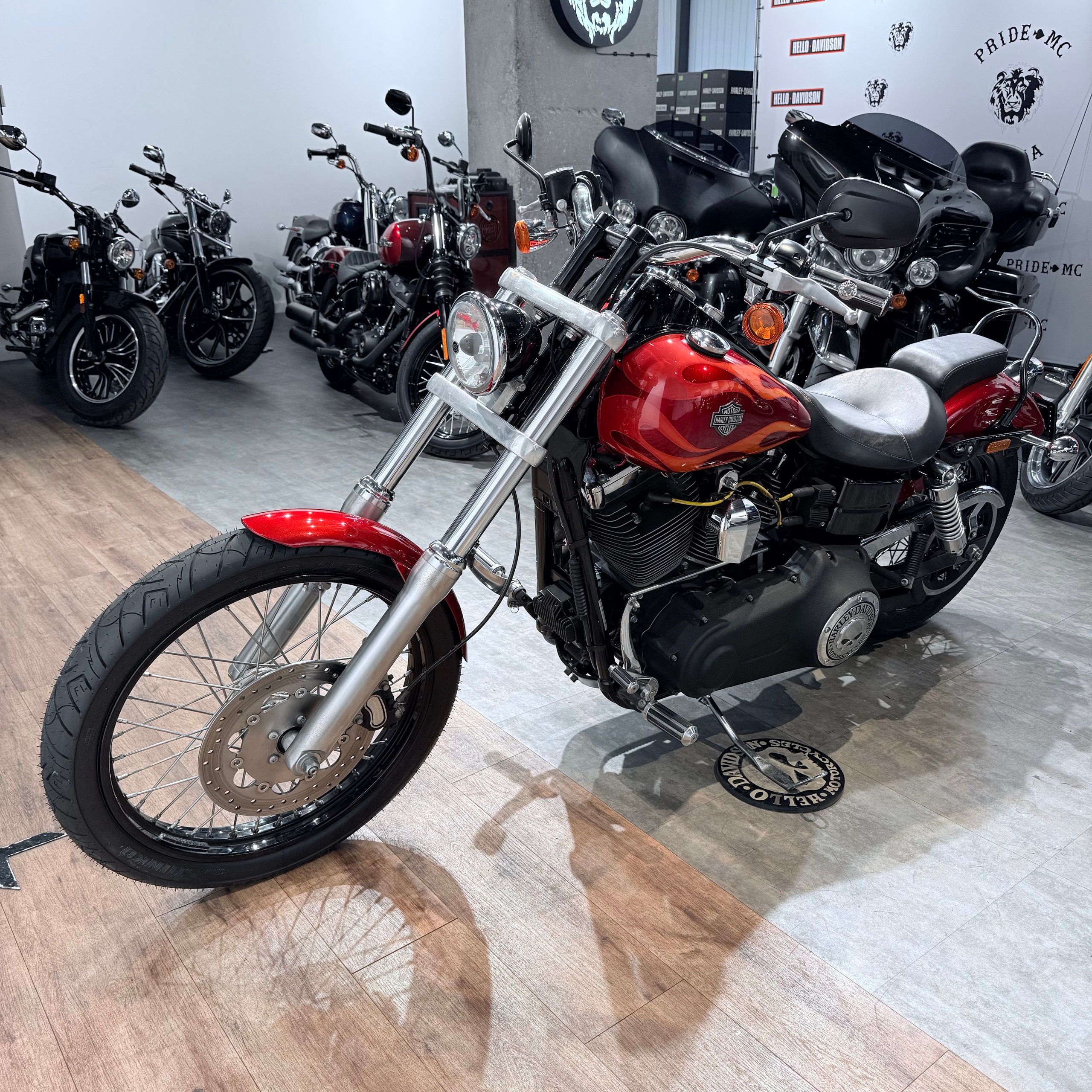 2012 Dyna Wide Glide 96 Red Оrаngе Flames. Hello Davidson, Москва. Только хорошие мотоциклы…