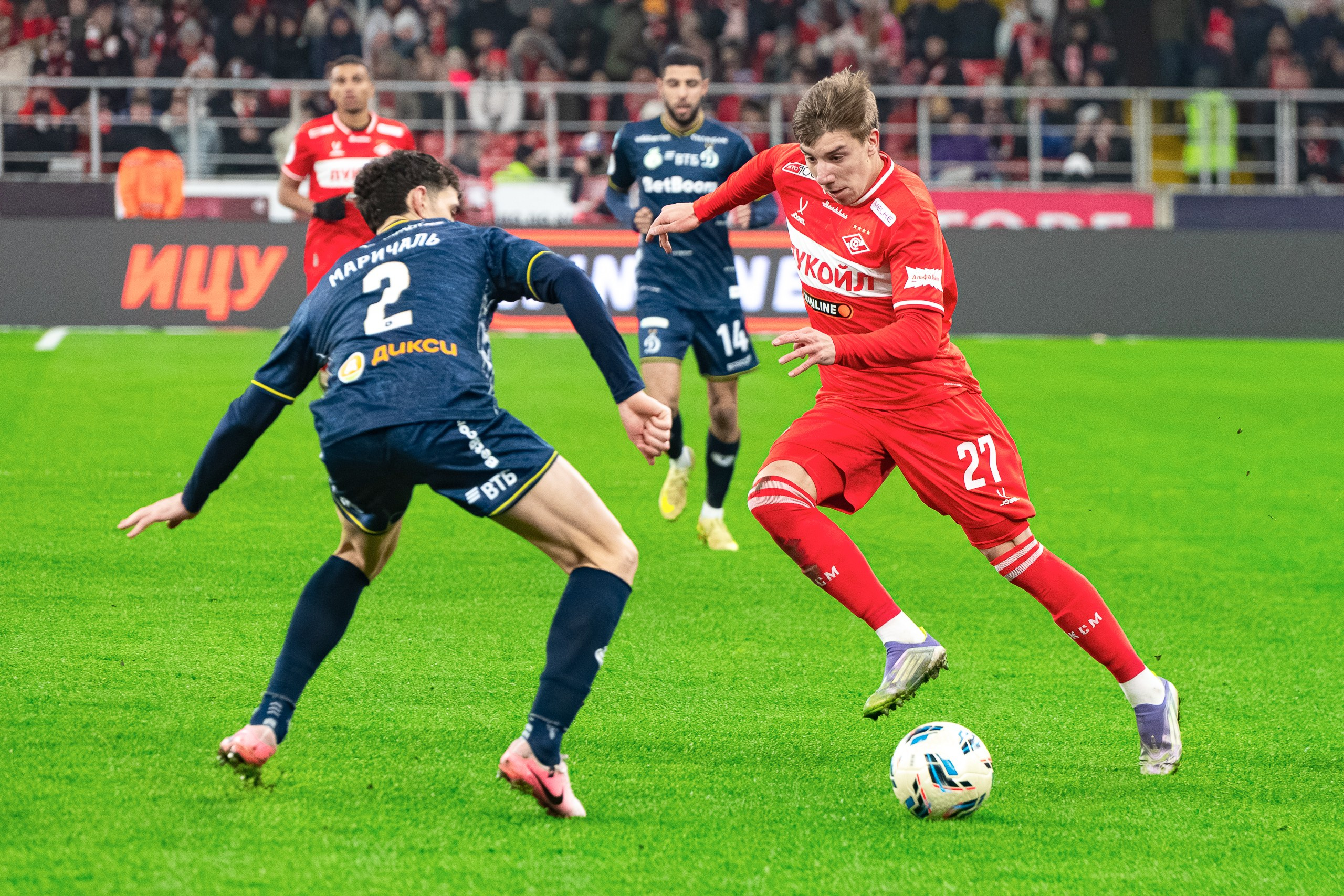 Спартак — Динамо — Чемпионат РПЛ. Спортивная фотосъемка в Москве и Московской области — Спорт в Москве