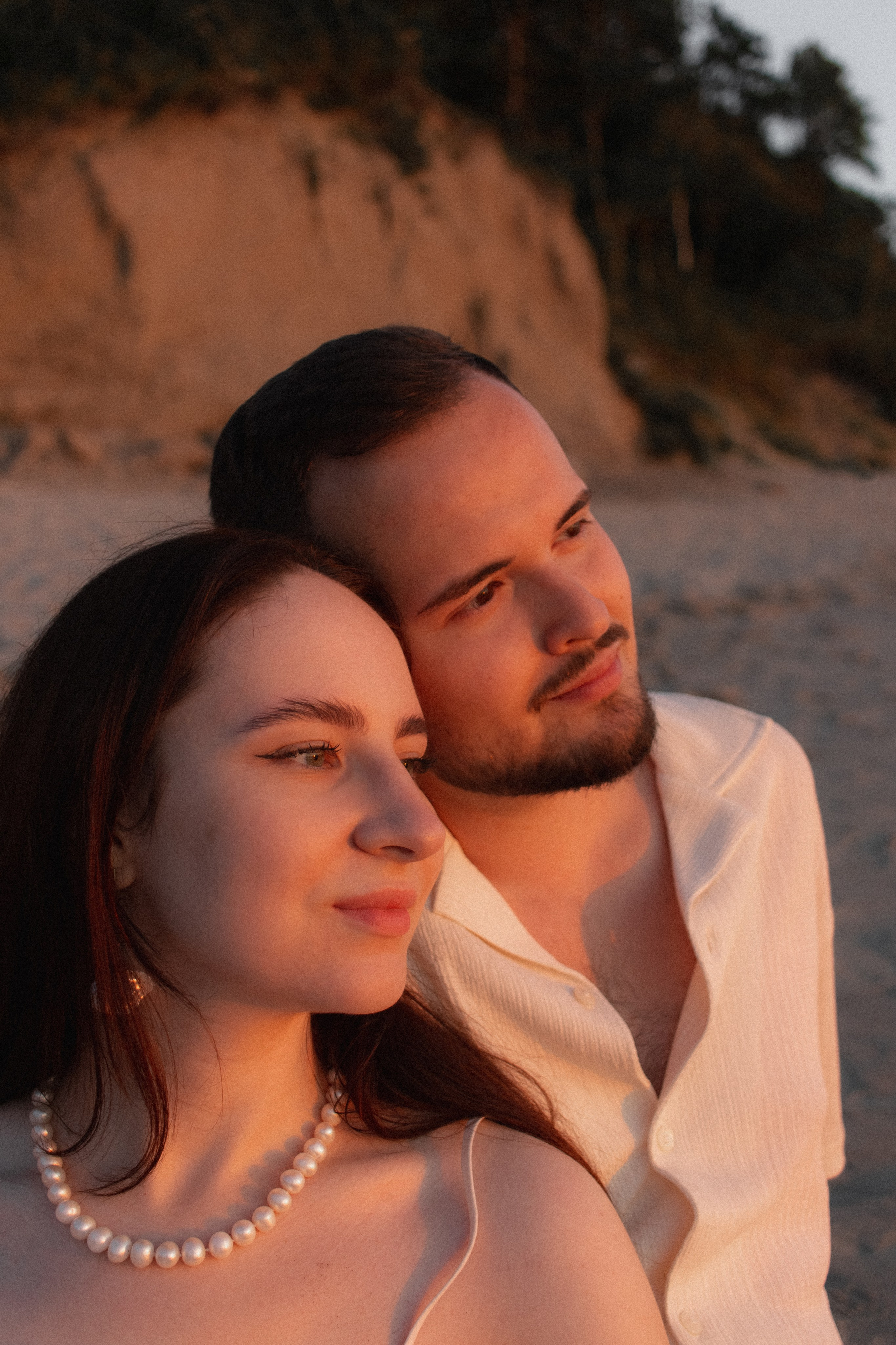 Киношная парная фотосессия на море в Калининграде / Донское. Портретный фотограф в Калининграде Рита Холодова