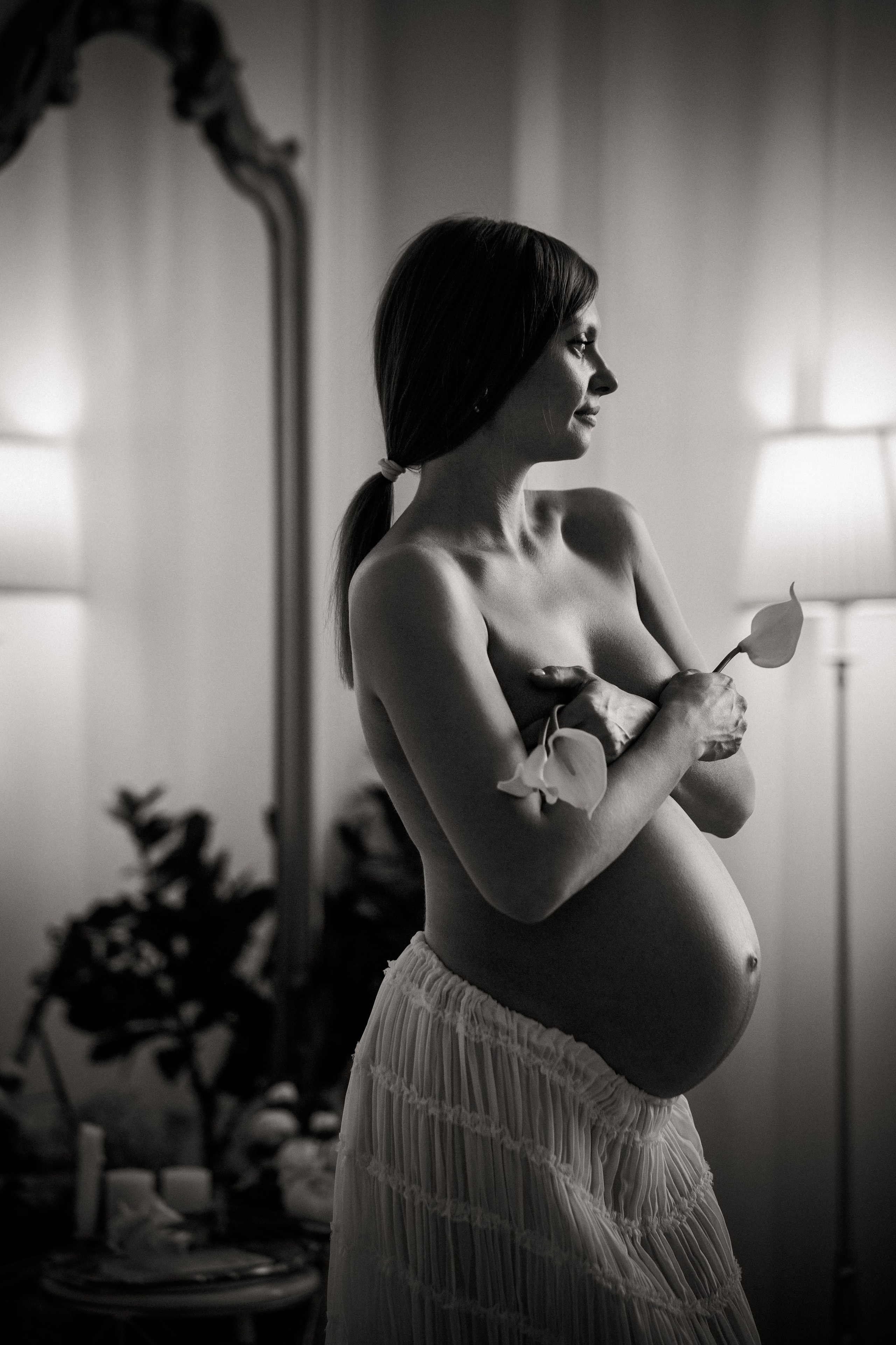 Фотосессия беременности в студии. X-Place студия в Москве. Свадебный и семейный фотограф в Москве и Подмосковье Лариса Козлова
