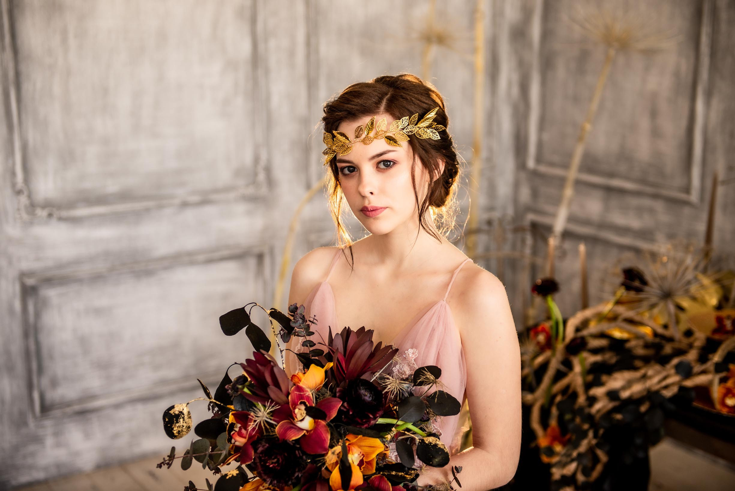 Выездная свадебная регистрация в студии. Свадебный и семейный фотограф Ирина Чернова