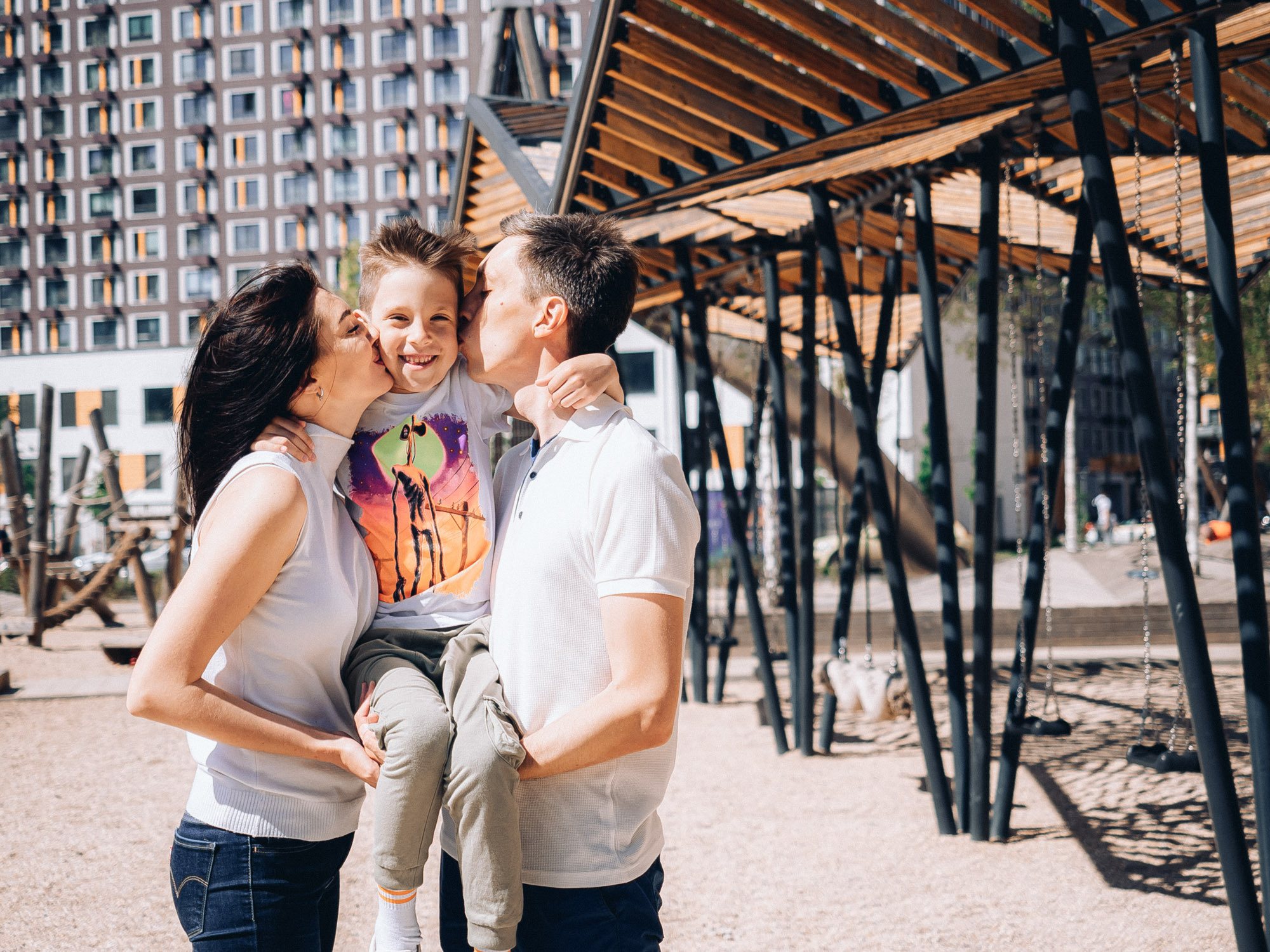 Летняя семейная фотосессия для Надежды и Александра. Свадебный и семейный фотограф Ирина Чернова