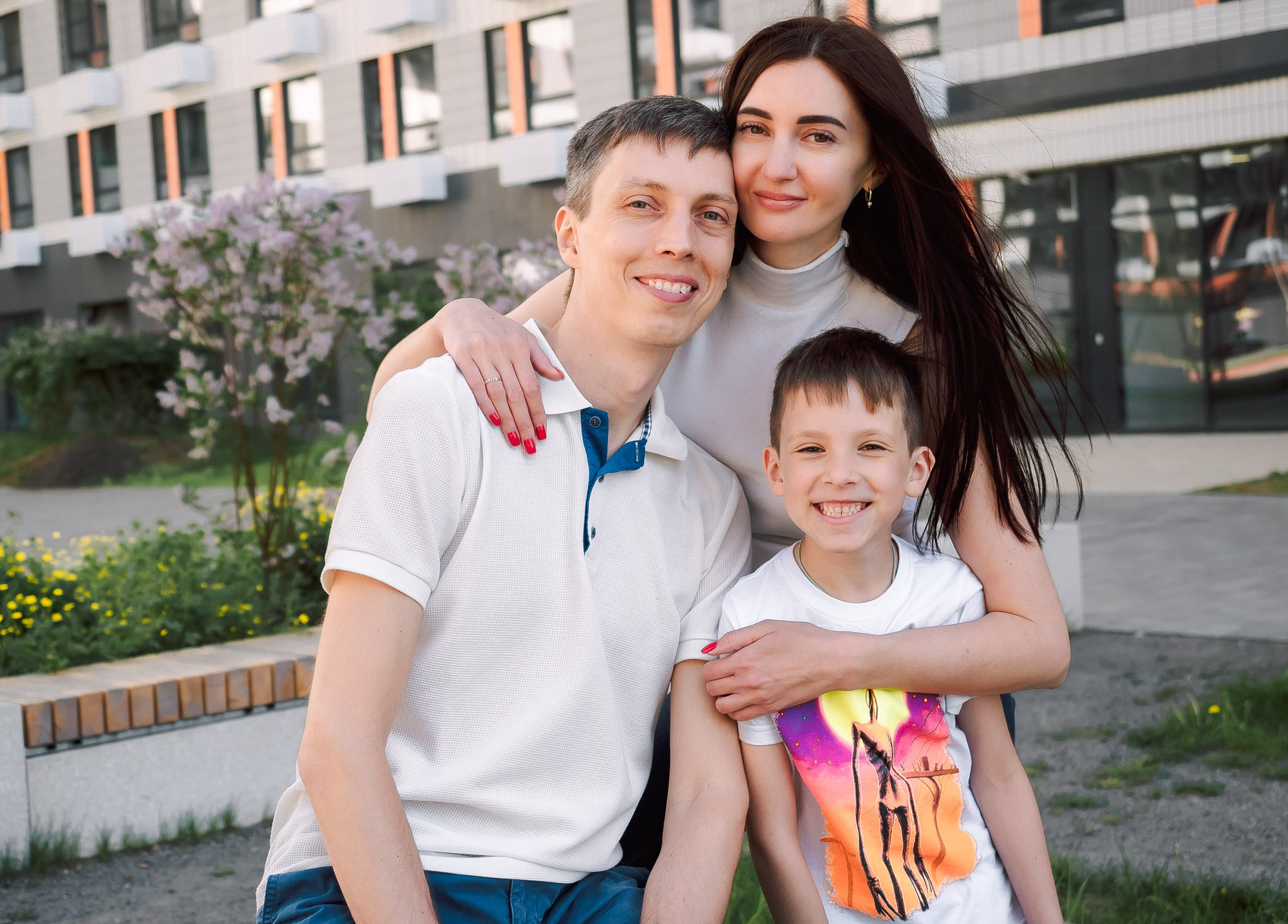 Летняя семейная фотосессия для Надежды и Александра. Свадебный и семейный фотограф Ирина Чернова