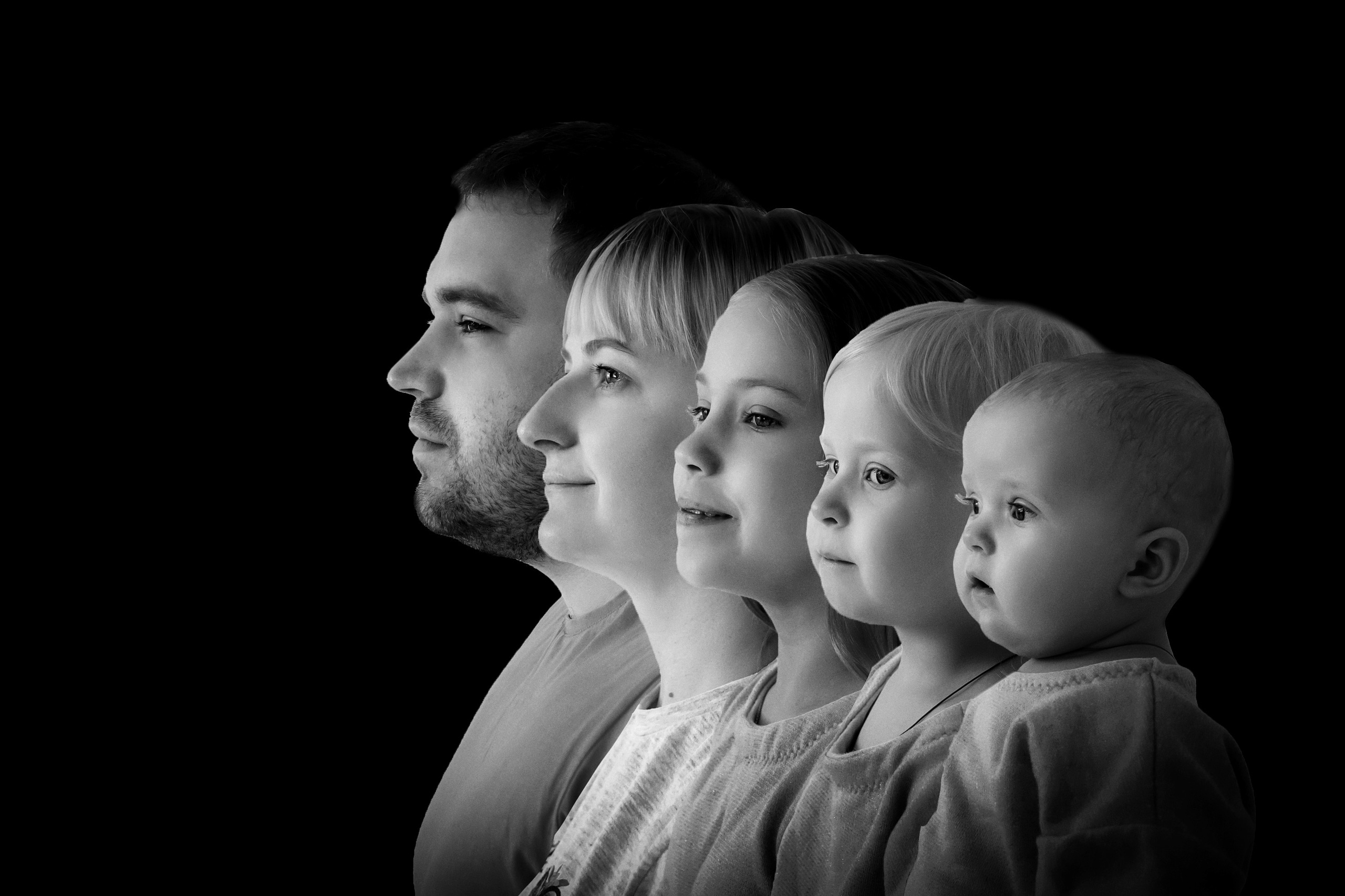 Нина,Лёша и их девочки. Семейный и детский фотограф во Владимире Марина Тиманова