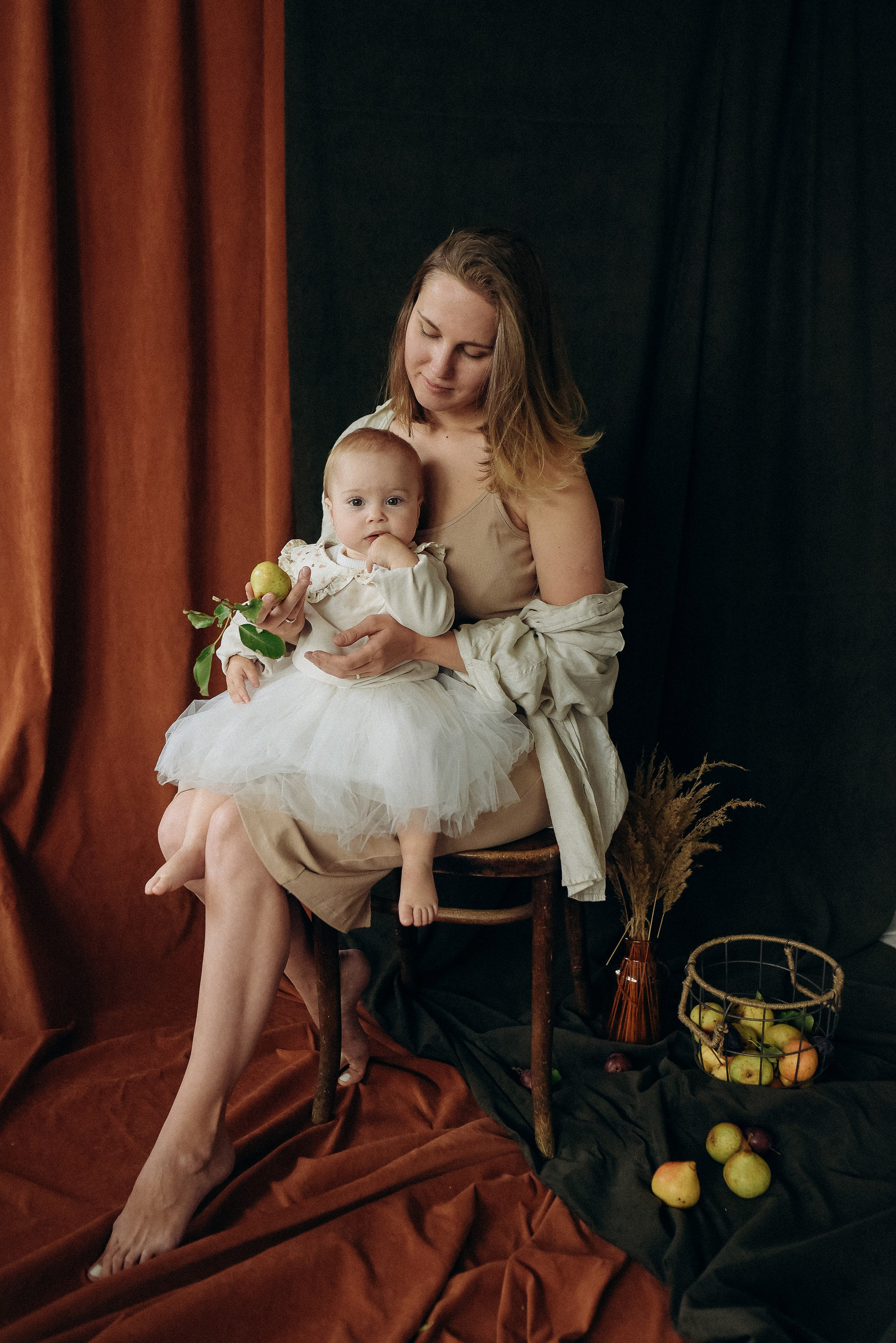 В студии. Семейный фотограф Одинцово Москва Кулакова Екатерина