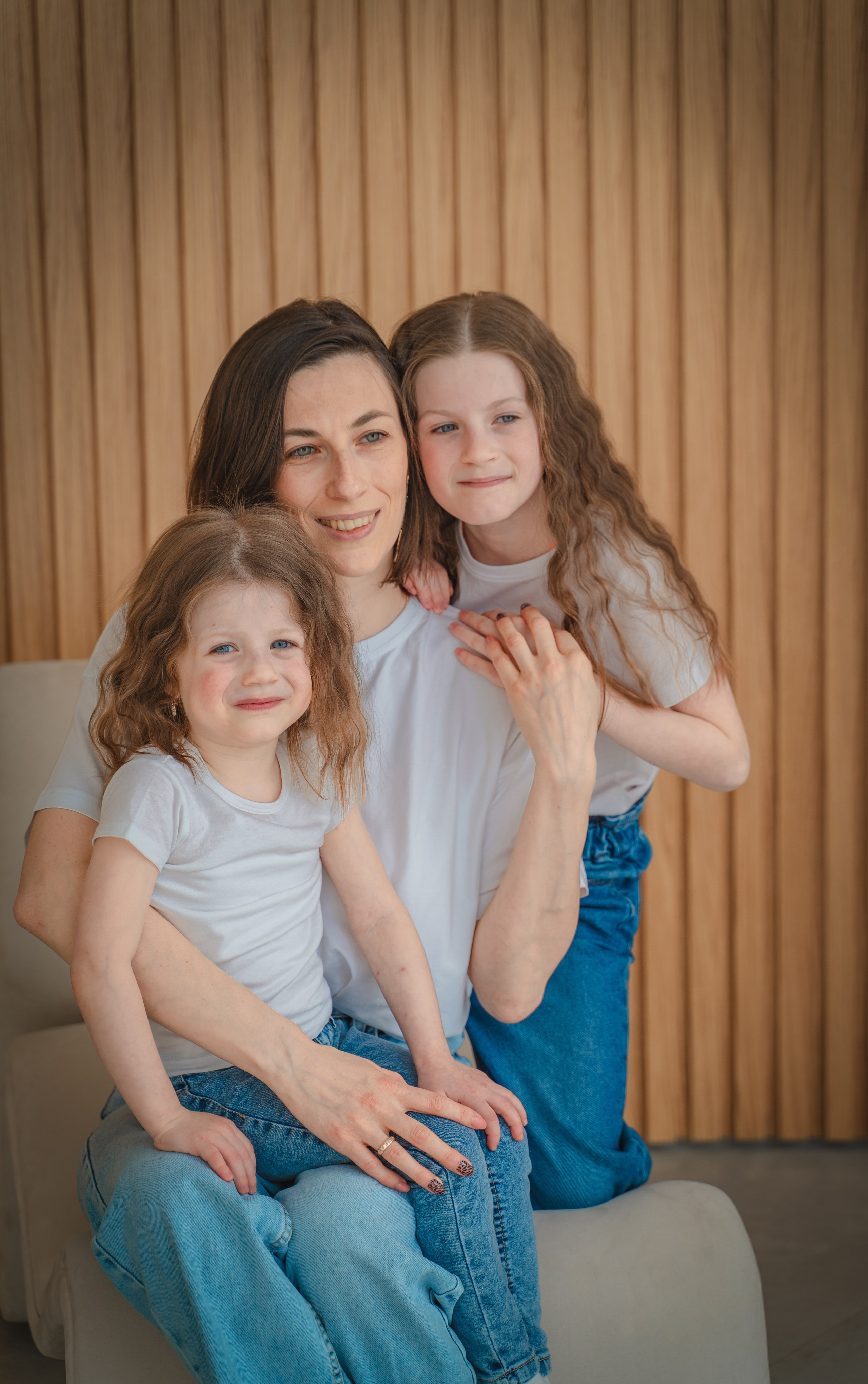 Семейная фотосессия. Студия. Фотограф в Москве Ленарская Дарья