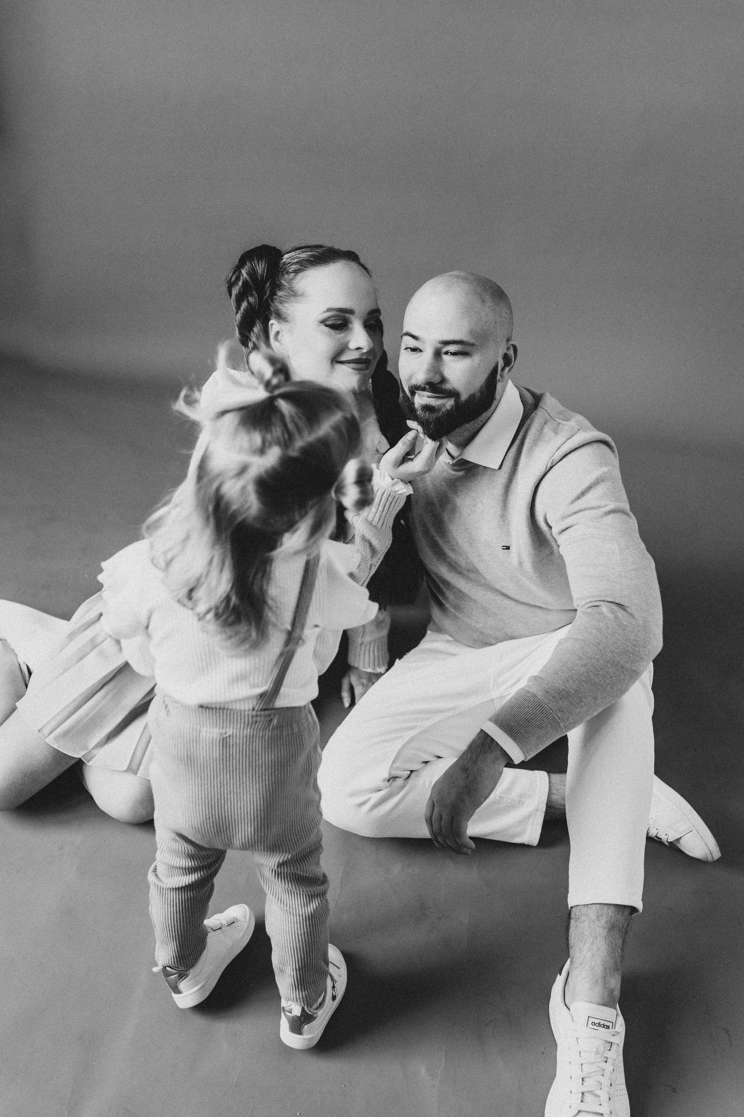 Семейная съемка в студии. Семейный и детский фотограф в Санкт-Петербурге Авдошова Надежда