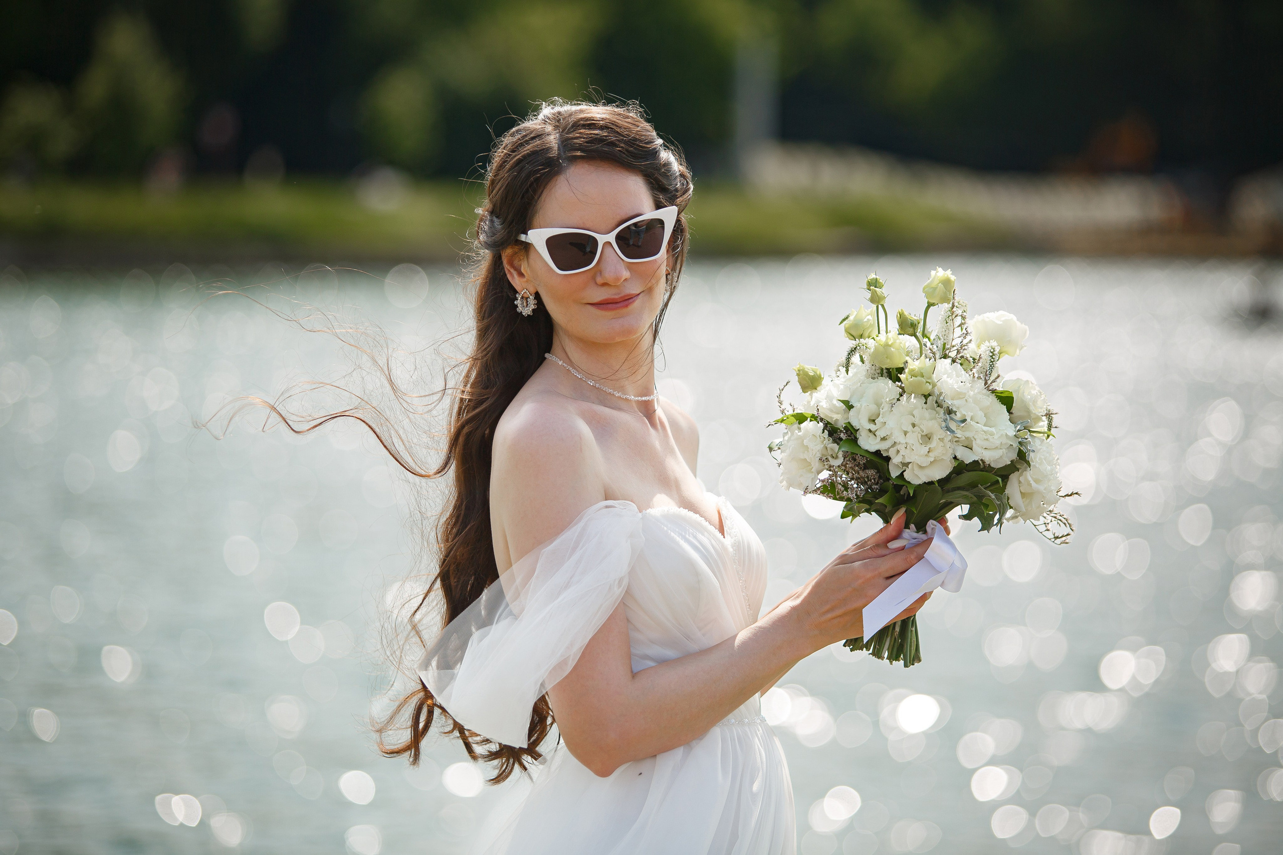 Свадебная фотосессия в усадьбе Кусково. Свадебный фотограф Москва и МО Сергей Киржаев