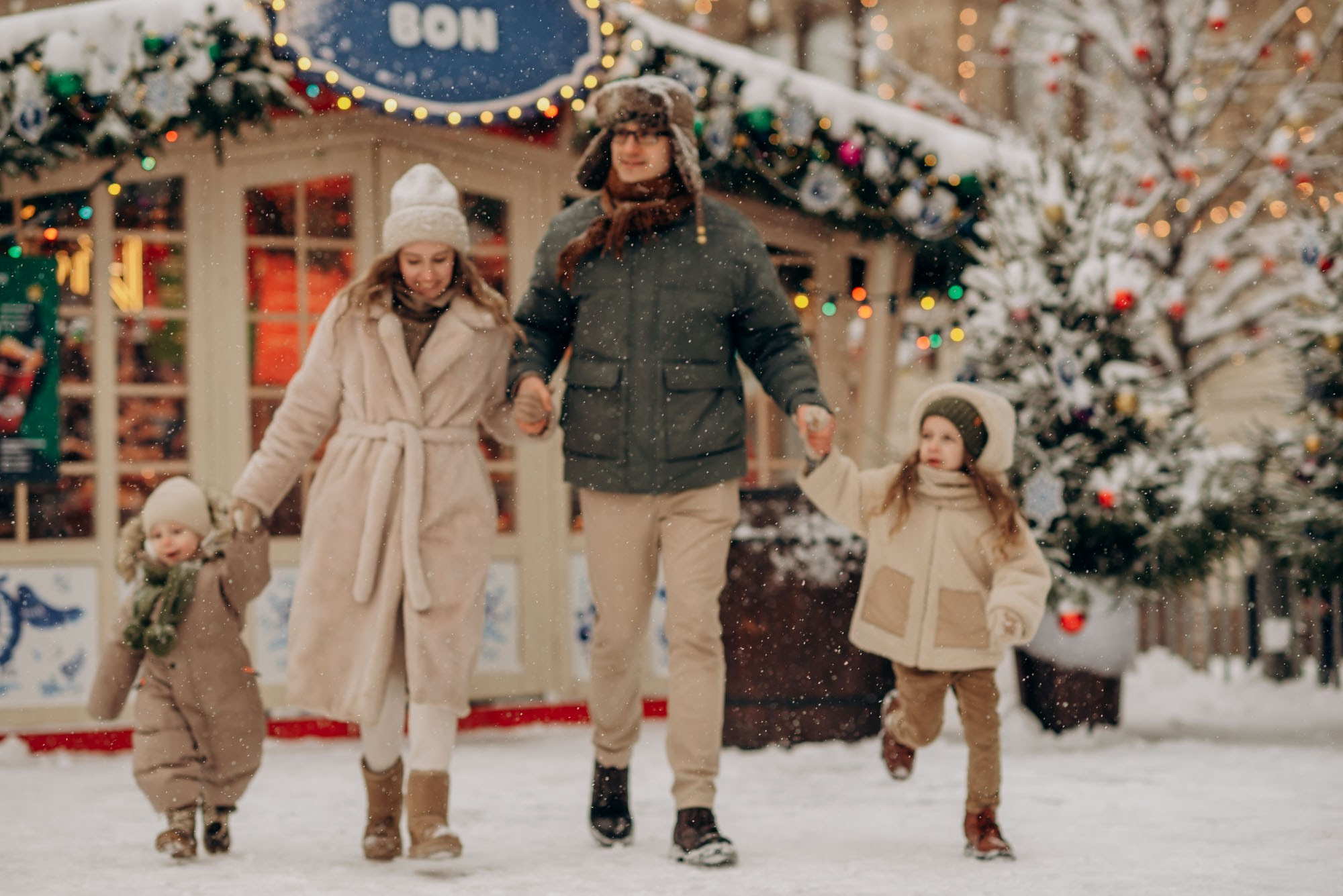 Новогодние фотосессии в центре Москвы. Семейный фотограф в Домодедово и Москве Елена Пичугина