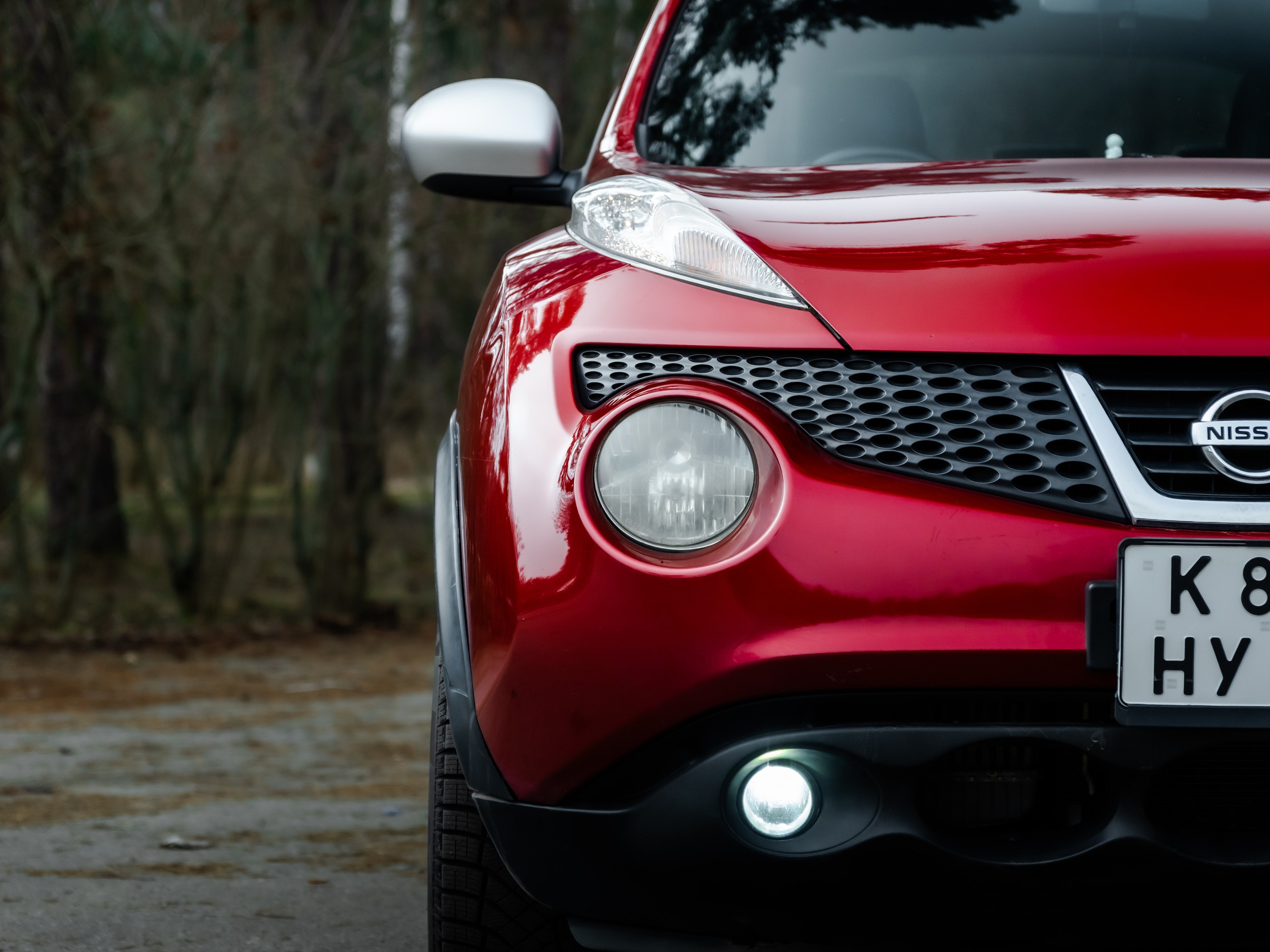 NISSAN JUKE JAPAN. Opasnophoto