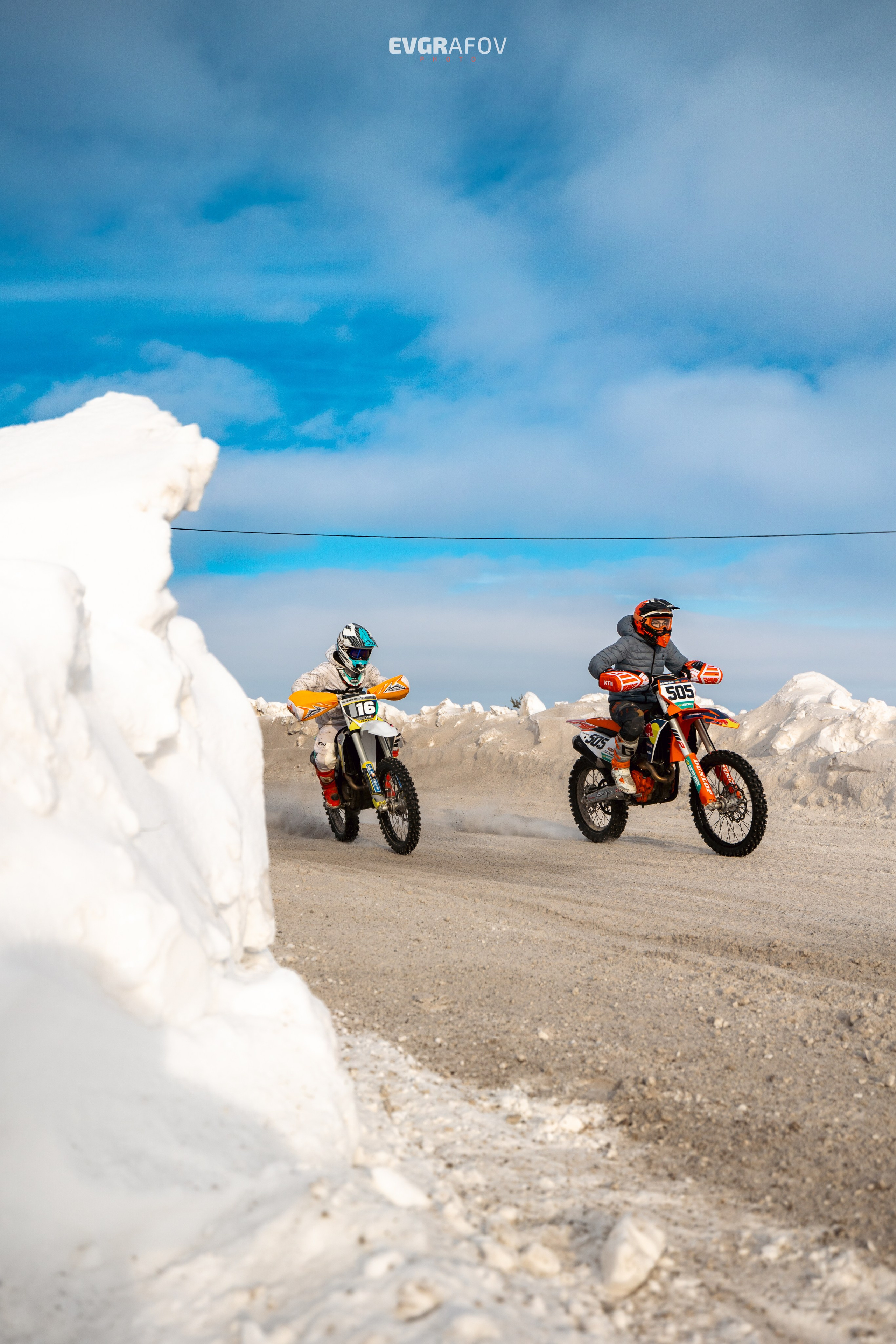 Открытый кубок Республики Татарстан по мотокроссу 3 этап. 4 февраля 2024 г. Фотограф Евграфов Александр