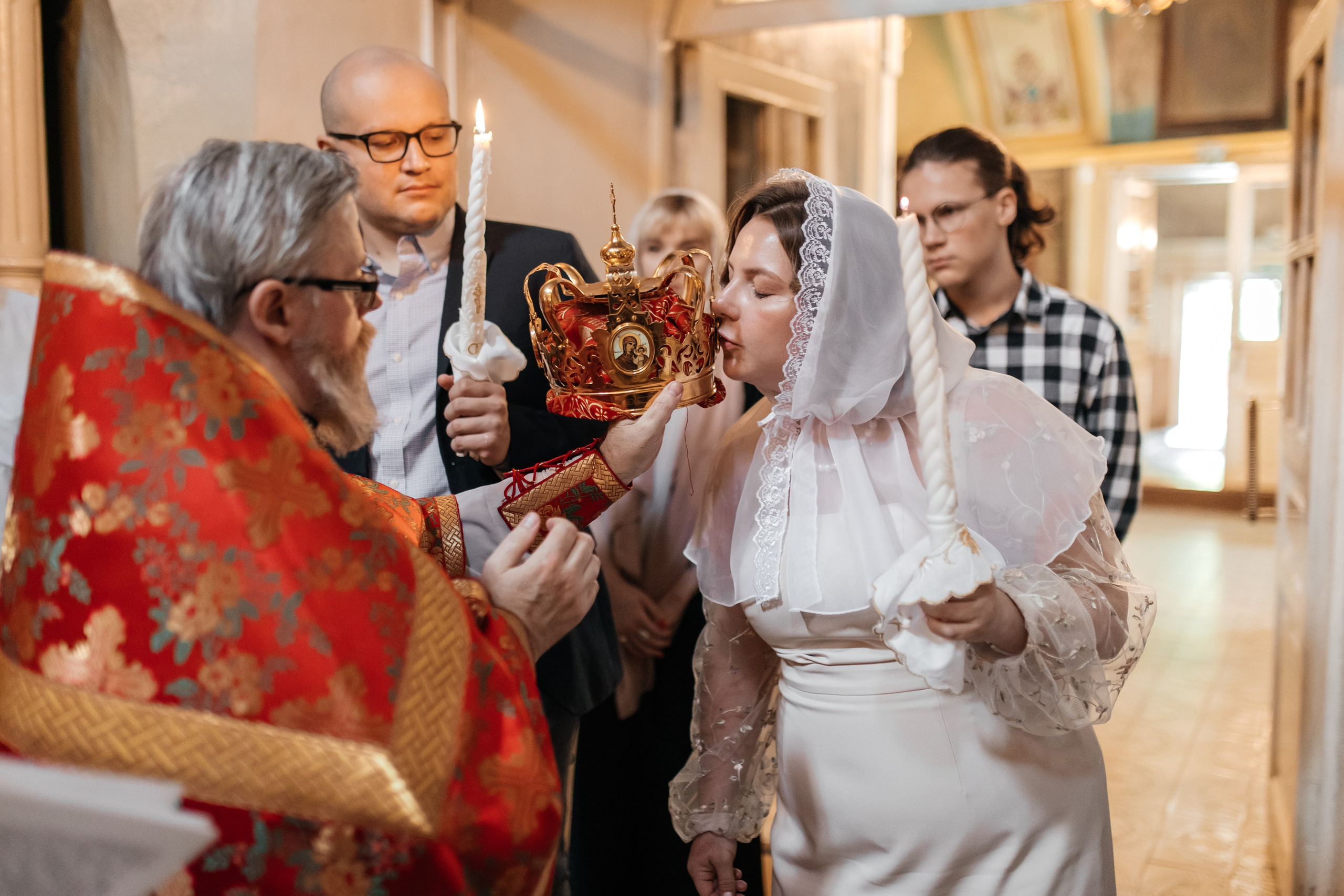 Венчание. Церковь Воздвижения Честного Креста Господня в Татаринцево. Фотограф Валерия Горбунова Подольск Бутово Видное Щербинка