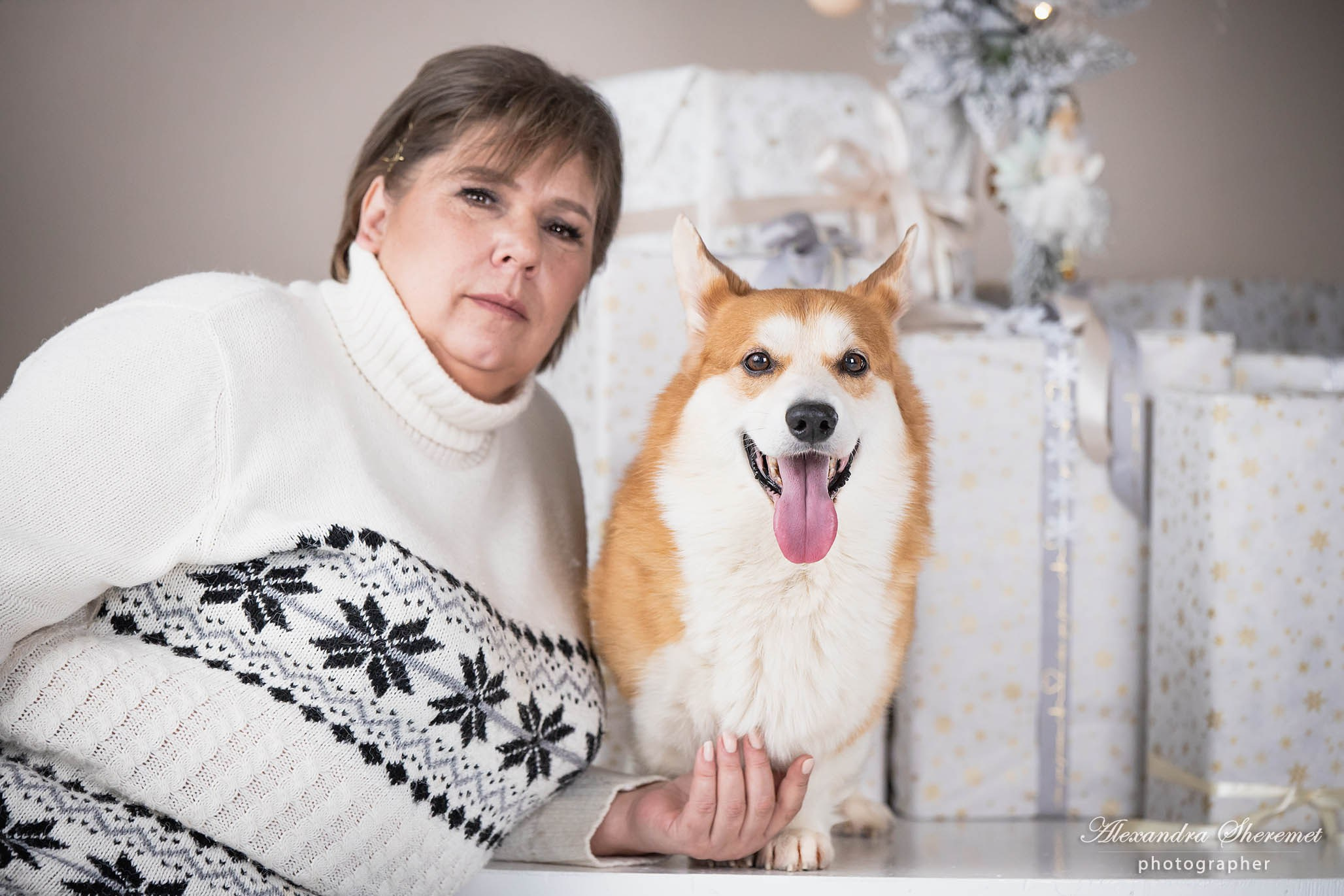 Лена & корги. Фотограф-анималист Александра Шеремет