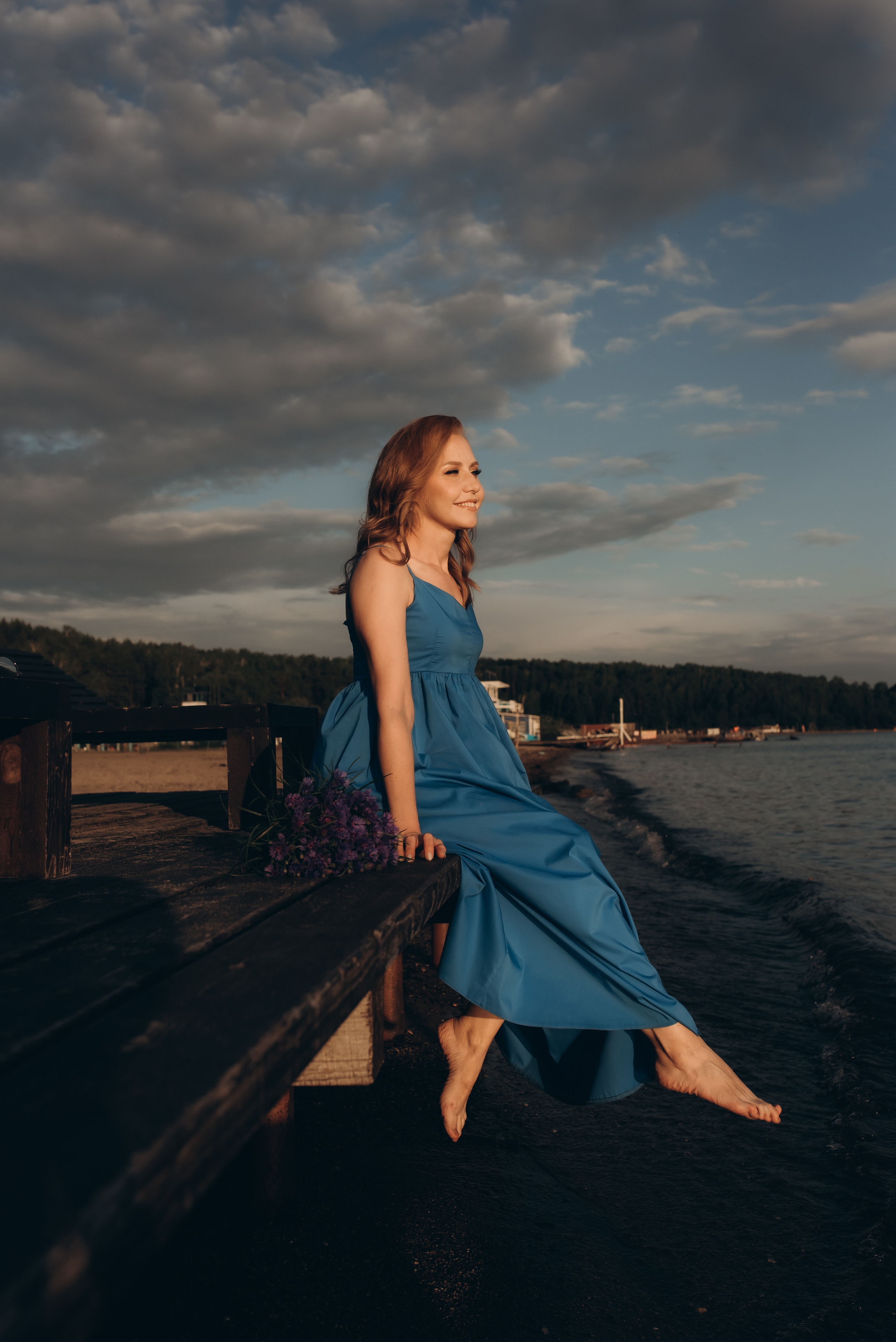 Для Тани (берег). Семейная фотосессия в Новосибирске от фотографа Ольги Коваль