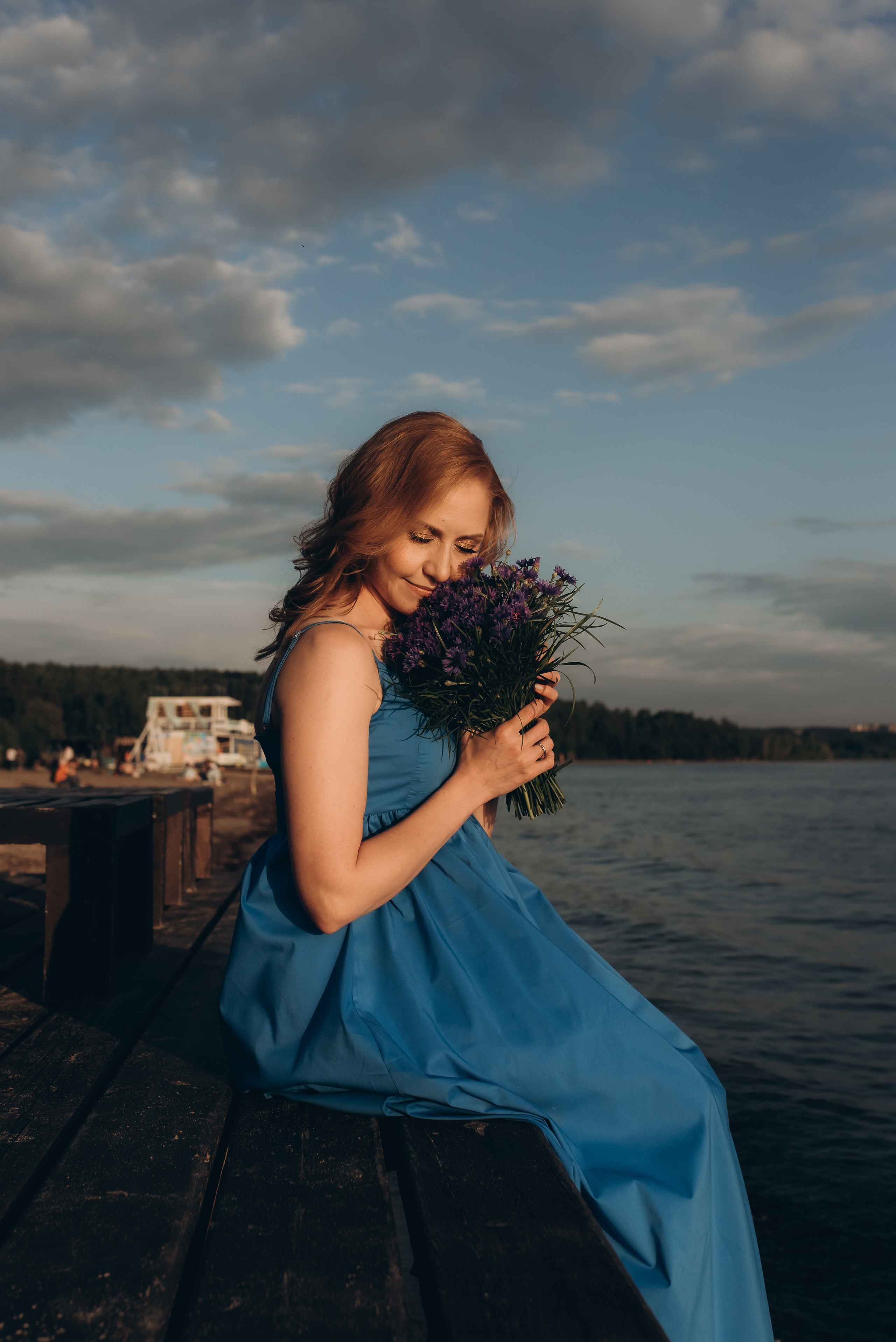 Для Тани (берег). Семейная фотосессия в Новосибирске от фотографа Ольги Коваль
