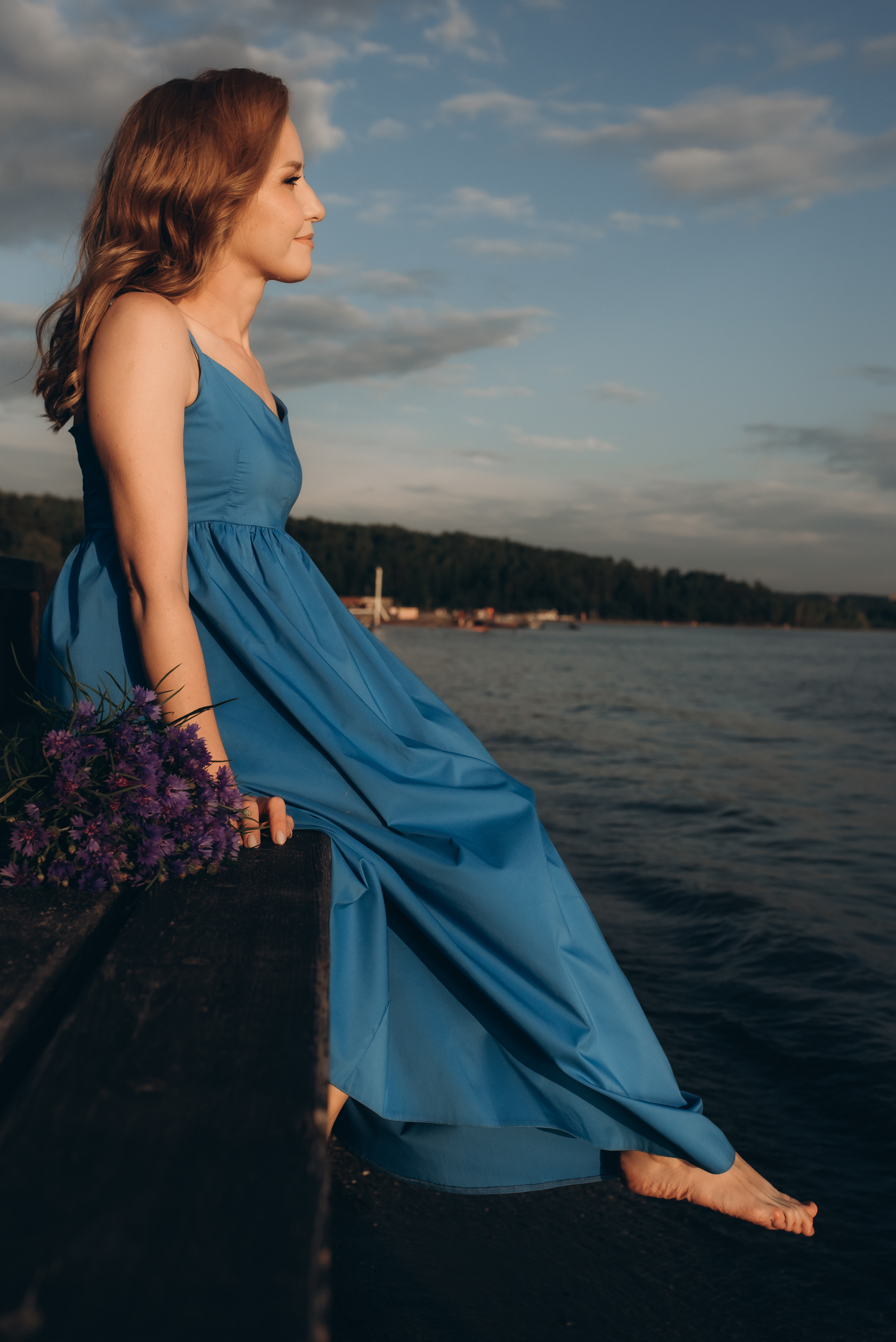 Для Тани (берег). Семейная фотосессия в Новосибирске от фотографа Ольги Коваль