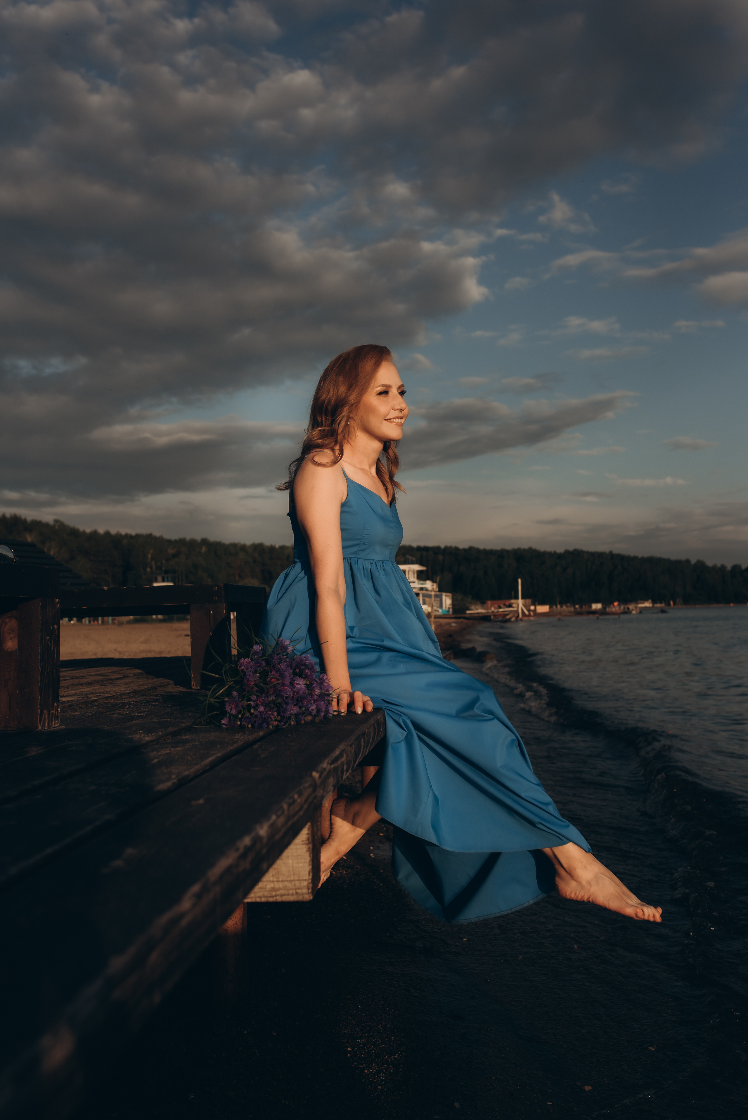 Для Тани (берег). Семейная фотосессия в Новосибирске от фотографа Ольги Коваль