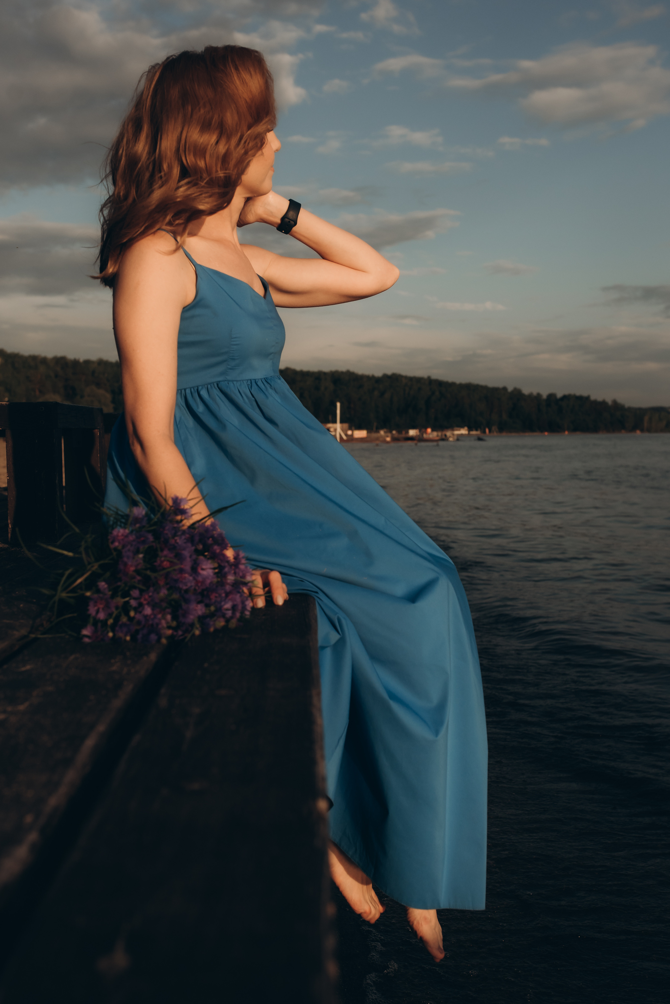 Для Тани (берег). Семейная фотосессия в Новосибирске от фотографа Ольги Коваль