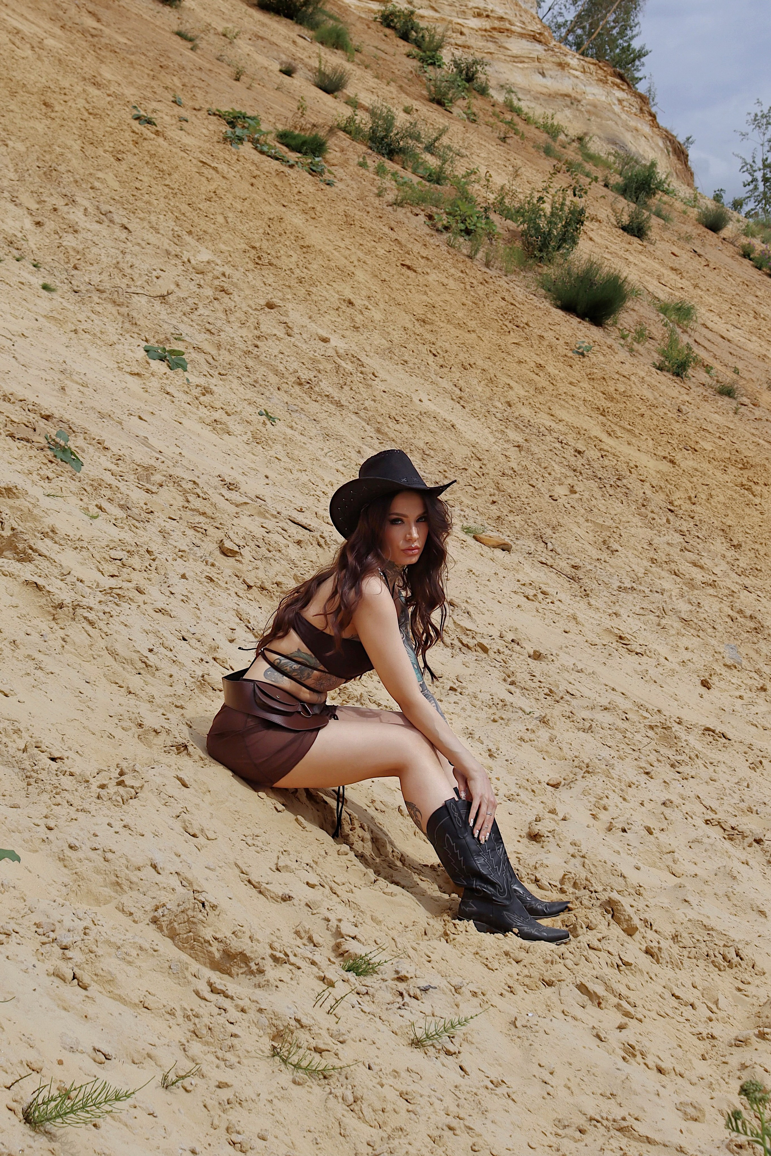 Ковбойская съемка. Дарья Шибаева, фотограф