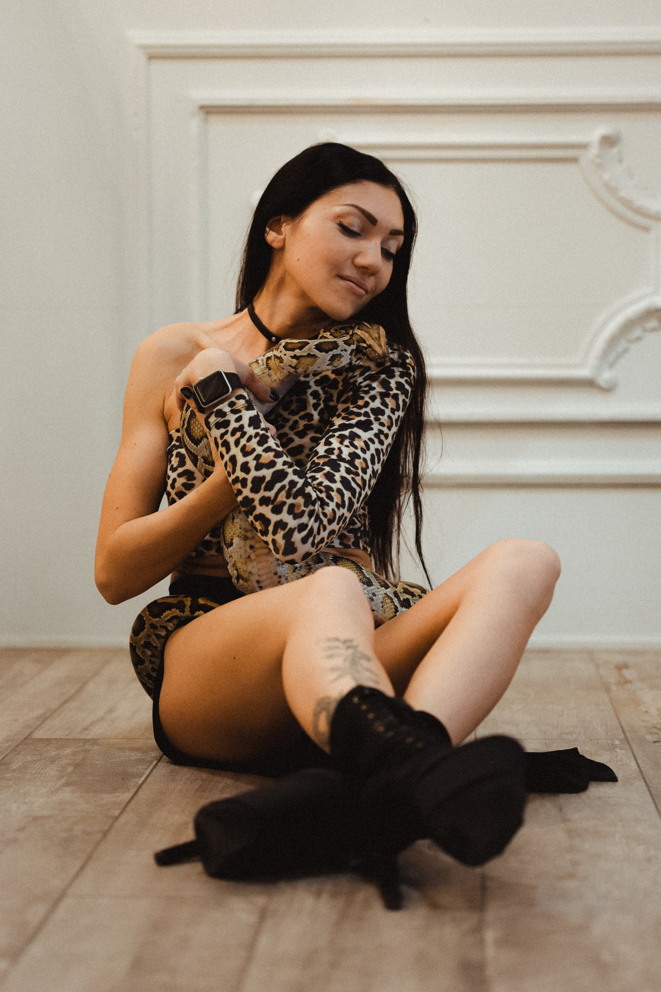 Даша и Питон. Фотограф Тюркан Мария | Ярославль Москва