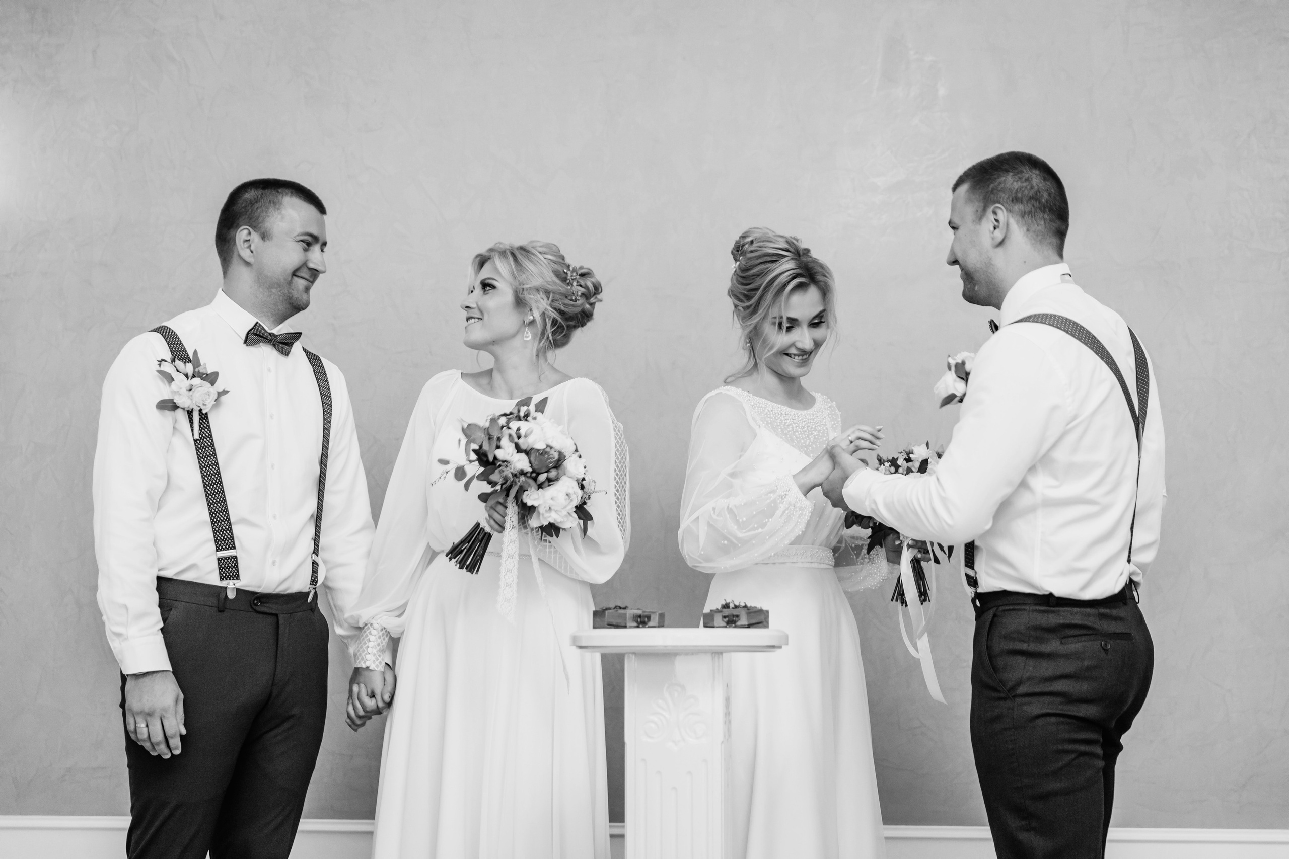 Юлия и Сергей, Евгения и Иван. Свадебный и семейный фотограф Александра Кос