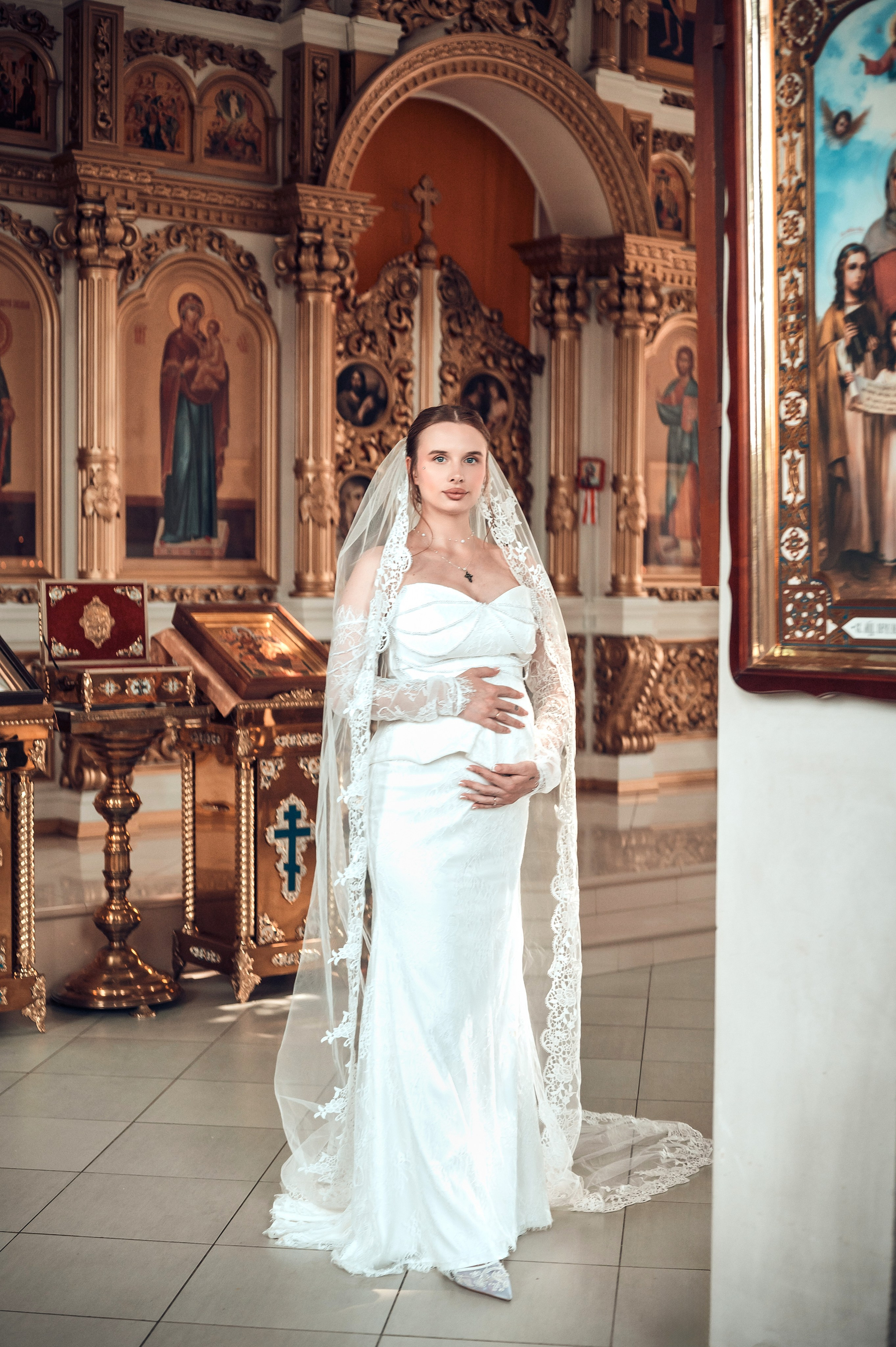 Таинство Венчания Владислава и Алины Свято-Георгиевском храм. пгт Афипский. Фотограф на Таинство Венчания и Крещения в Краснодаре Абрамова Людмила