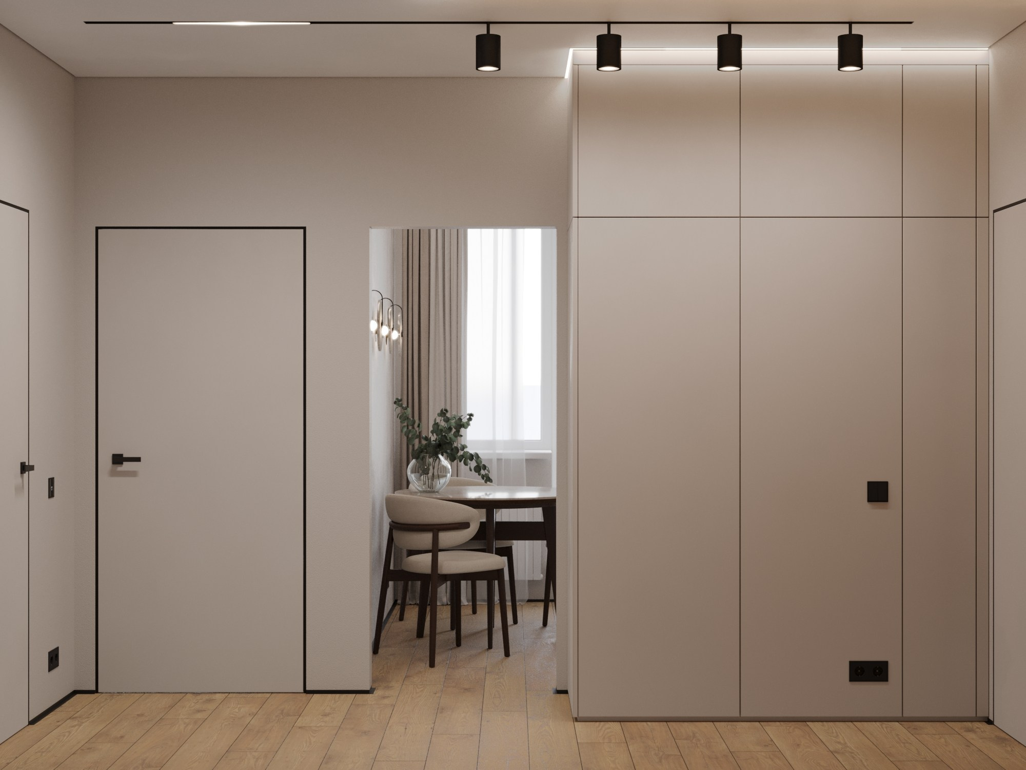 Прихожая. 3D-дизайнер Кристина Пуляевская