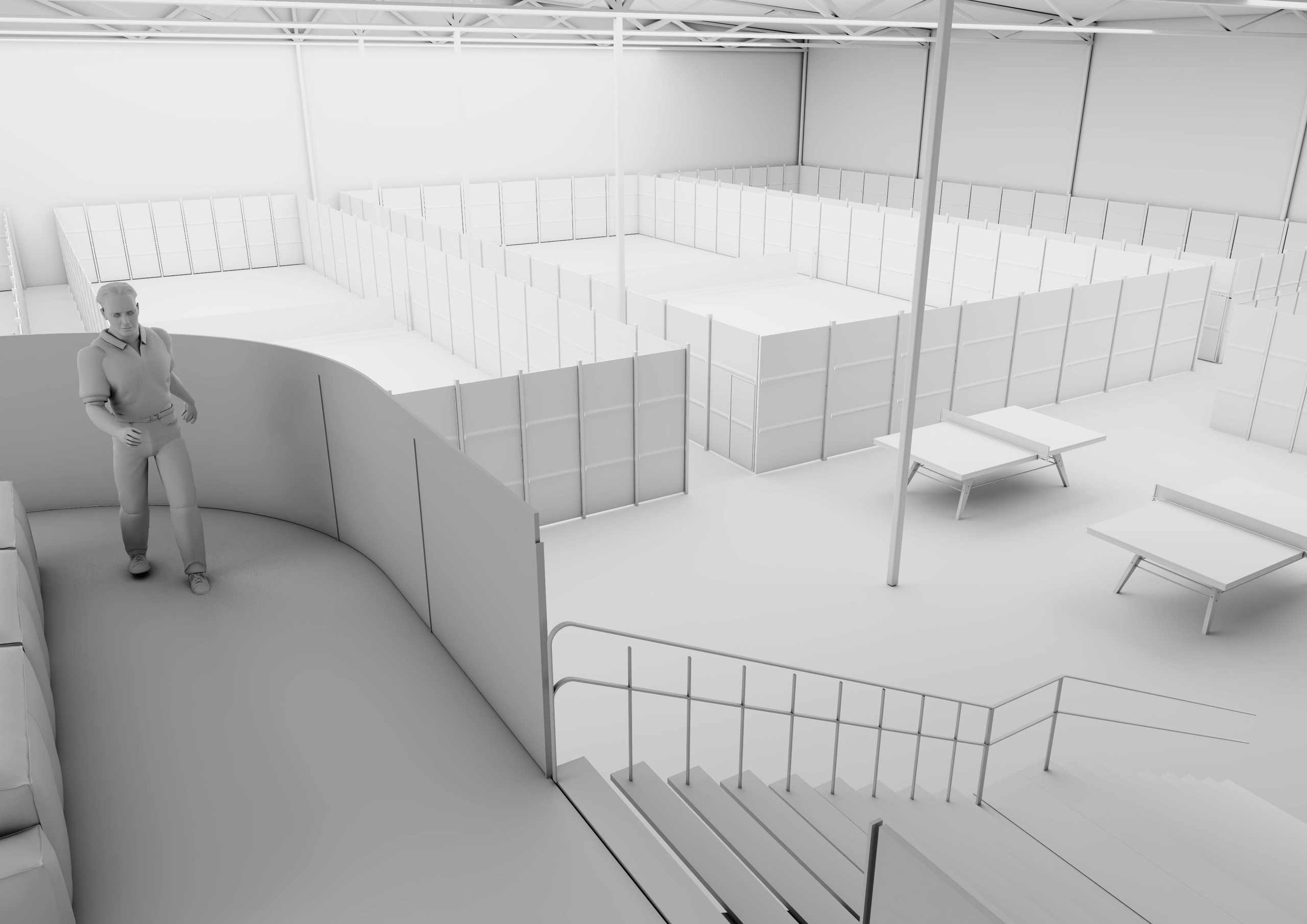 Кейс: 3D-визуализация спортивного комплекса — от чертежа от руки до архитектурной концепции. Фотограф и 3D-визуализатор в Истре — фото, видео, визуализация