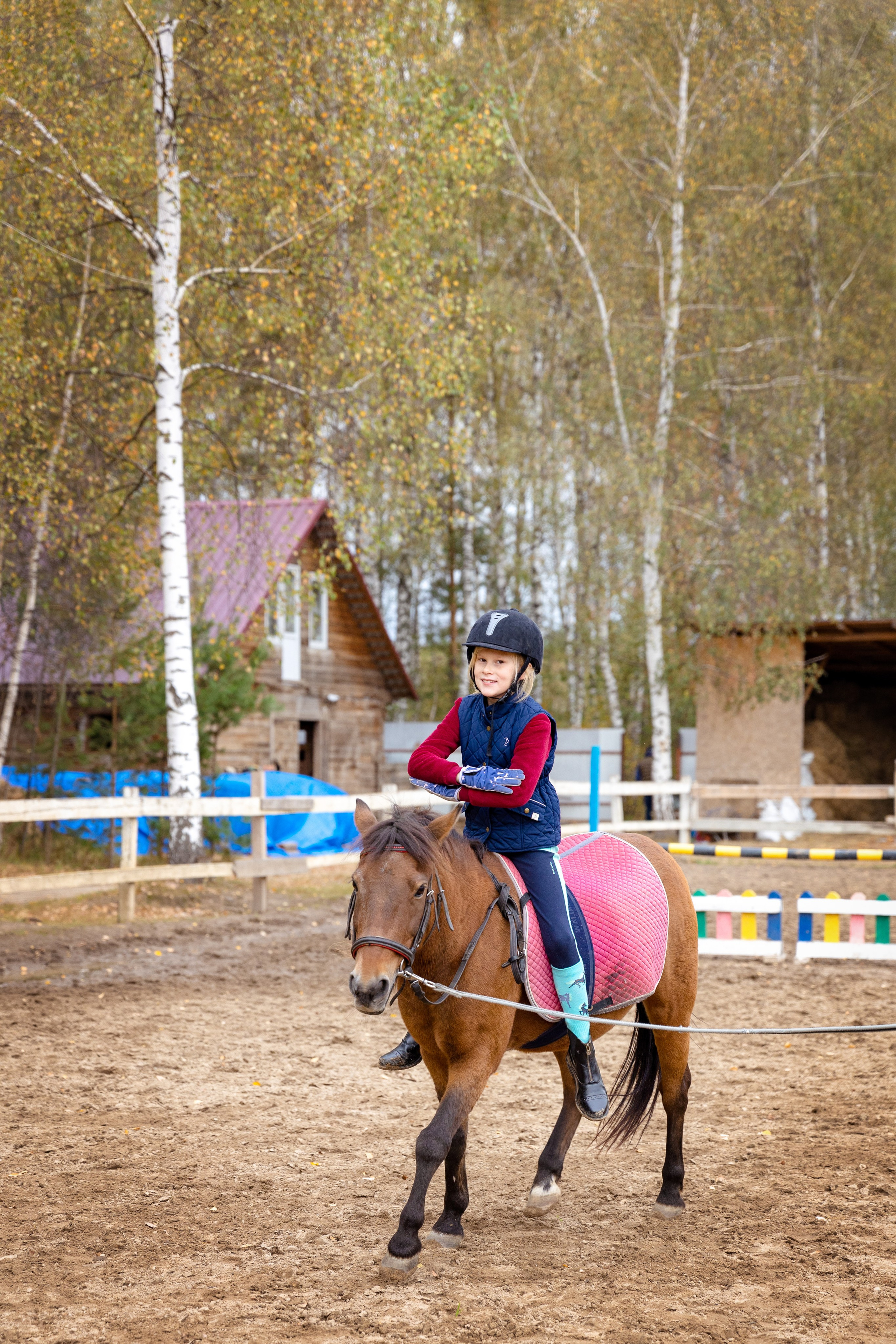 Конная тренировка Анастасии