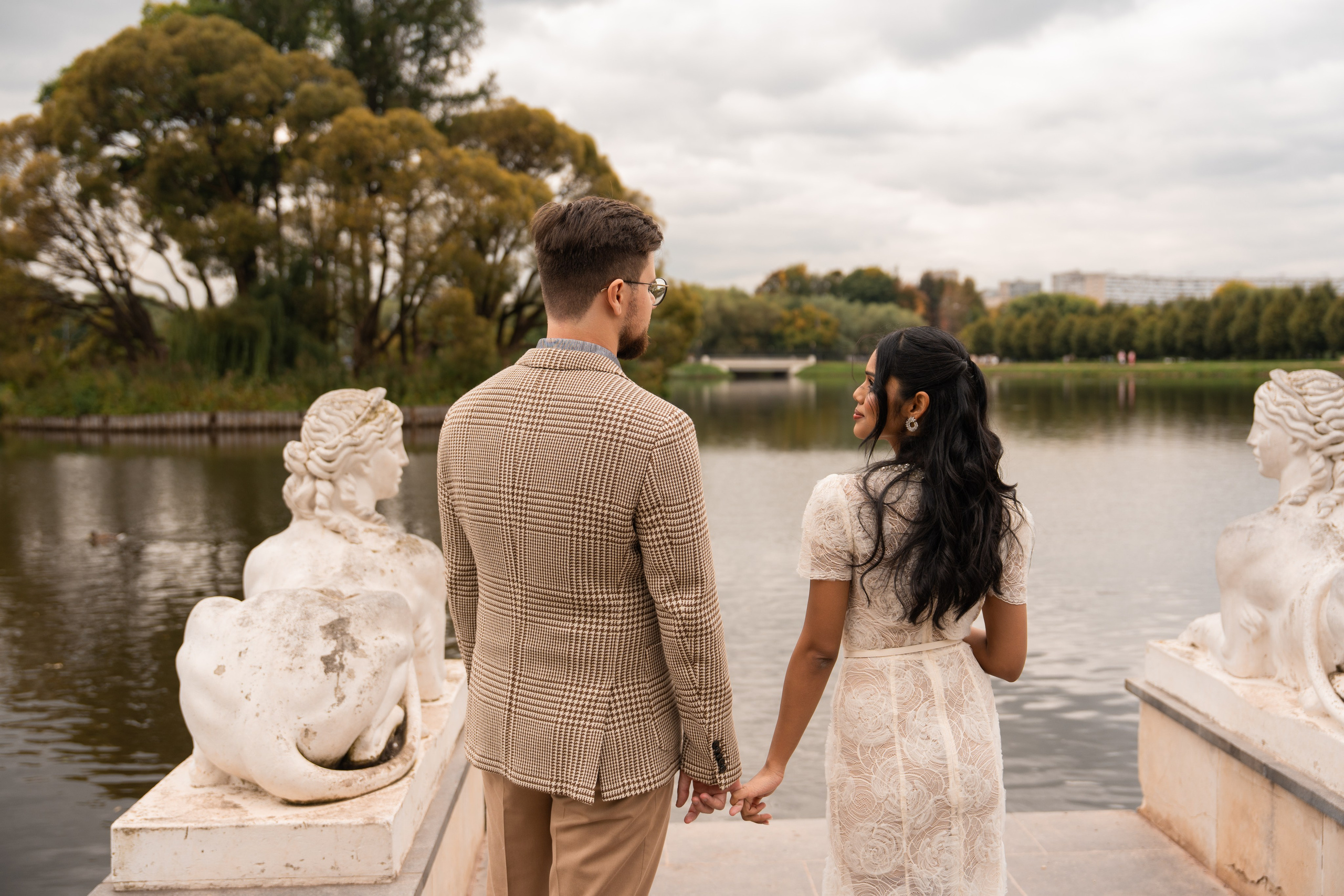 Максим и Харша, Царицыно. Свадебный фотограф в Москве Анна Полушина