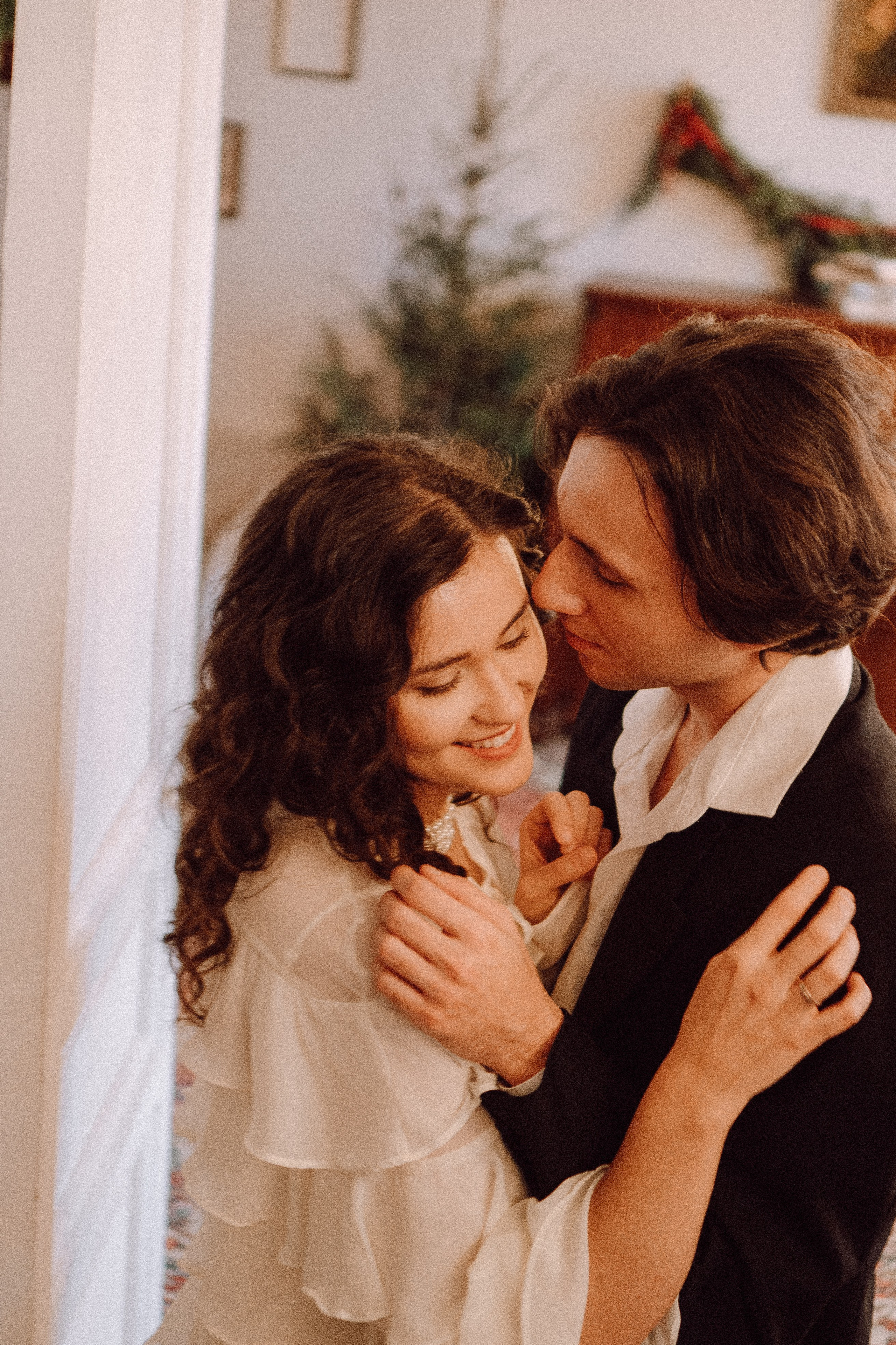 УТРО ЖЕНИХА И НЕВЕСТЫ В ФОТОСТУДИИ И ОСНОВНАЯ ФОТОСЕСИСИЯ ЗИМОЙ. Профессиональный фотограф, Санкт-Петербург — Виктория Богомолова