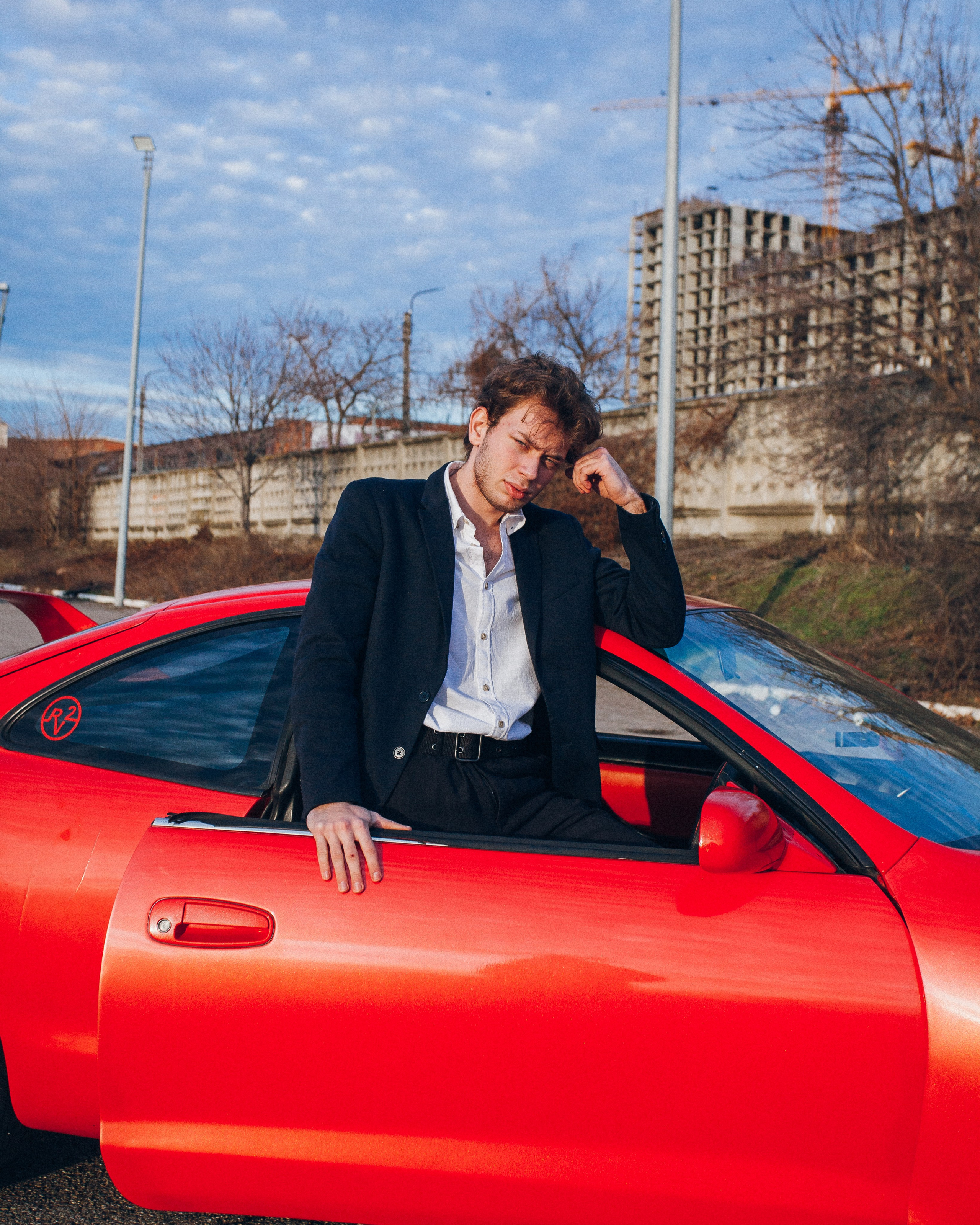 Имиджевая съемка с машиной. Фотограф Денис Денисов