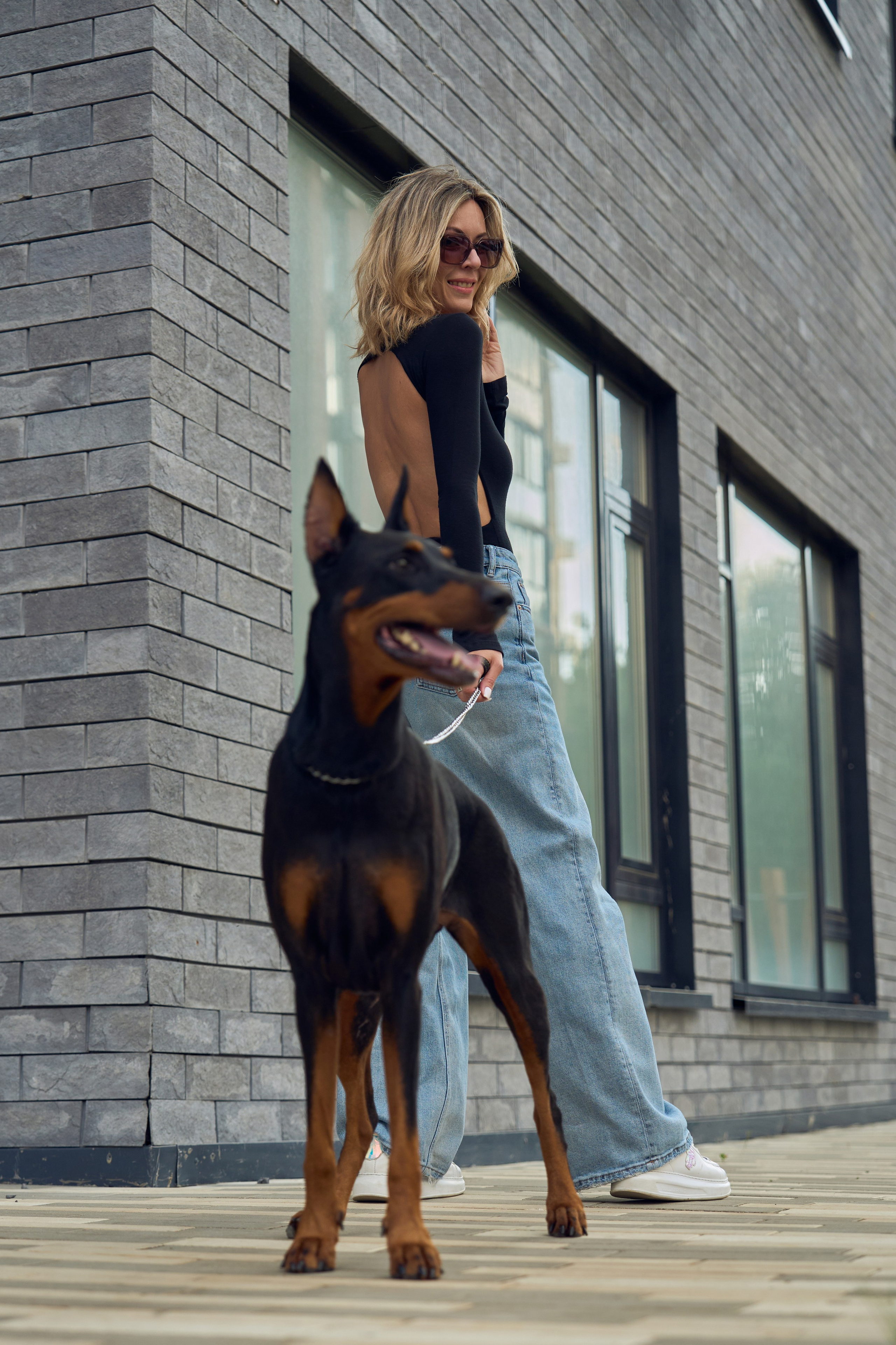 Фотосессия с доберманом. Фотограф