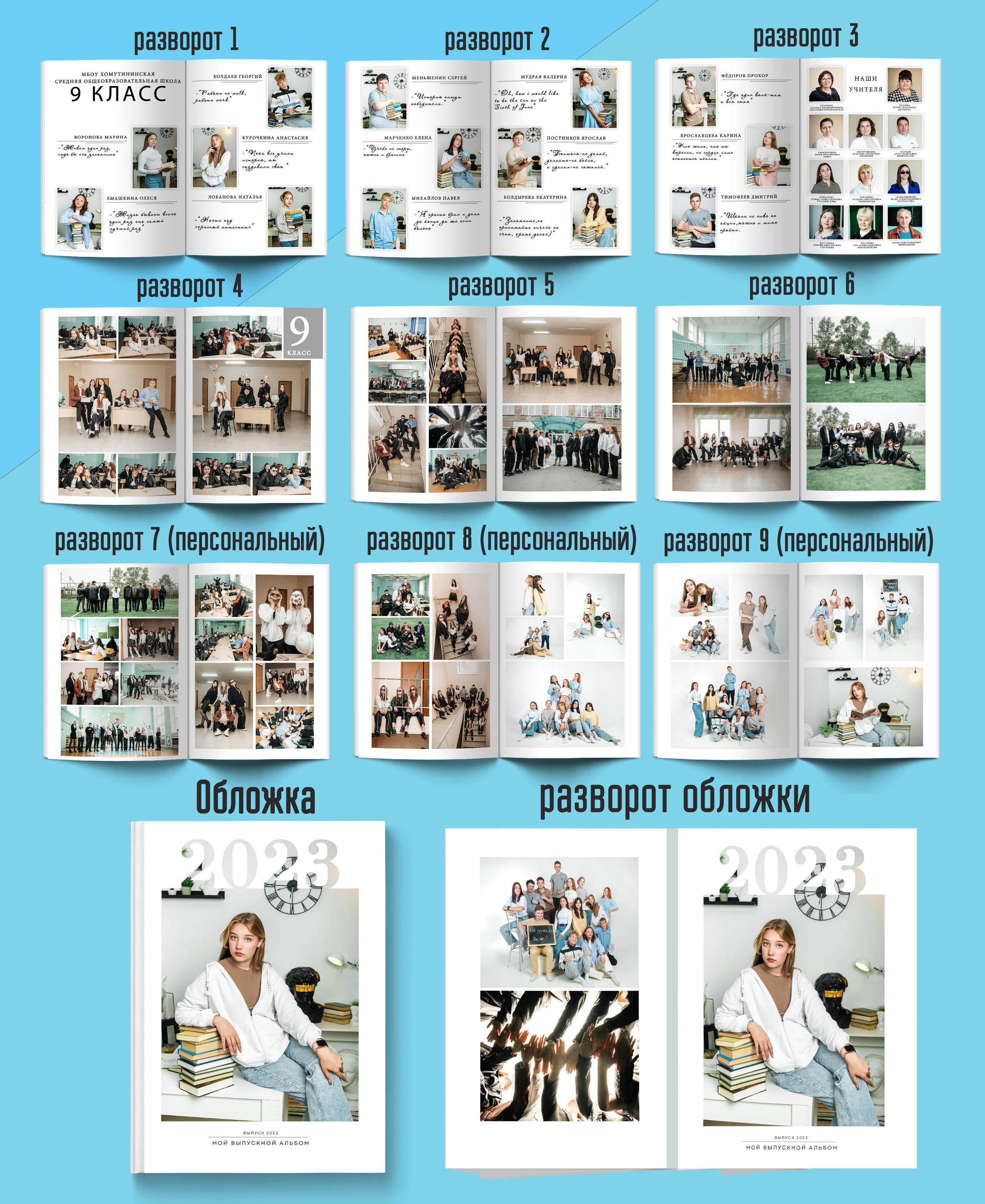 Старшая школа. Выпускные альбомы. Южноуральск