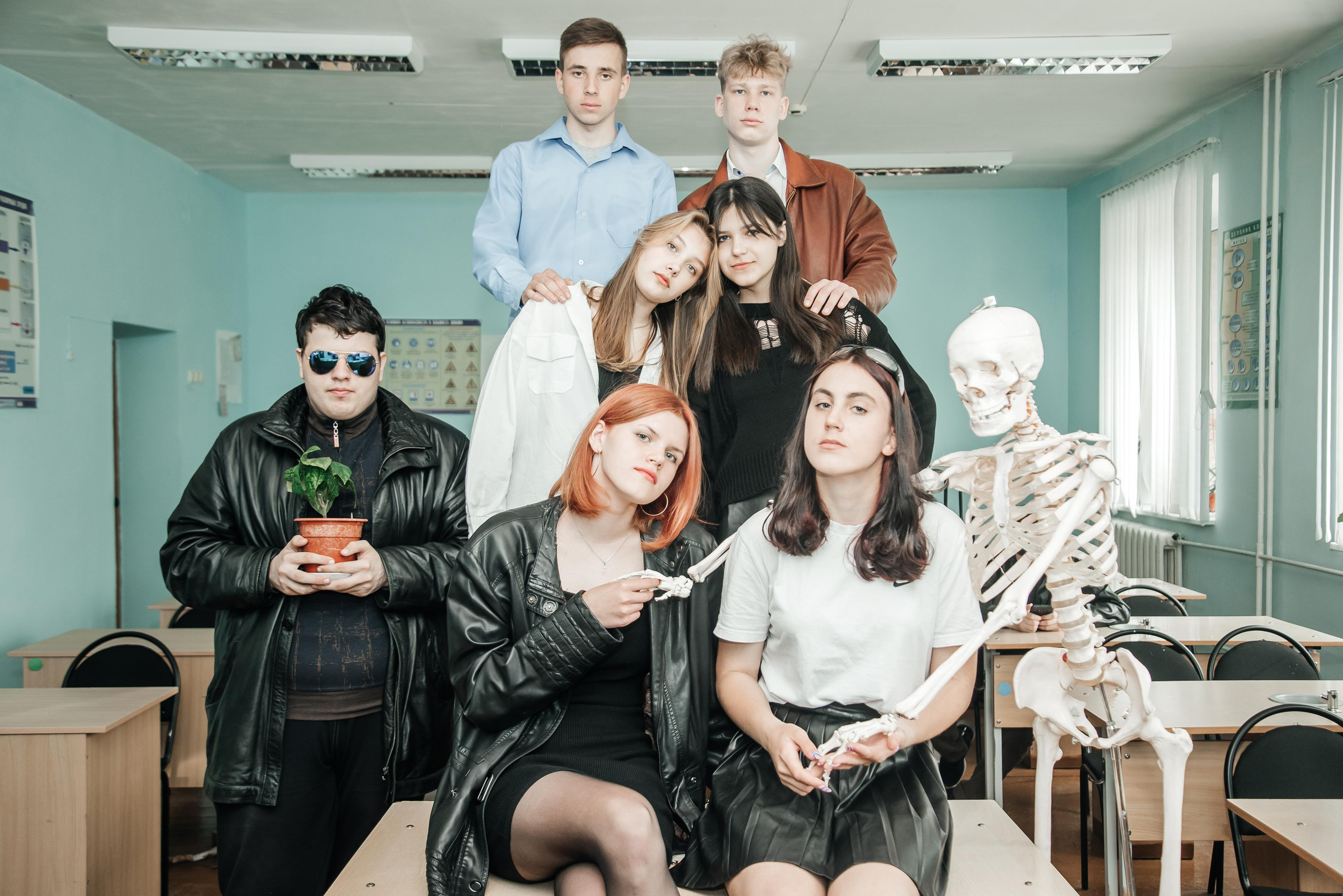 Съёмки в школе. Выпускные альбомы. Южноуральск