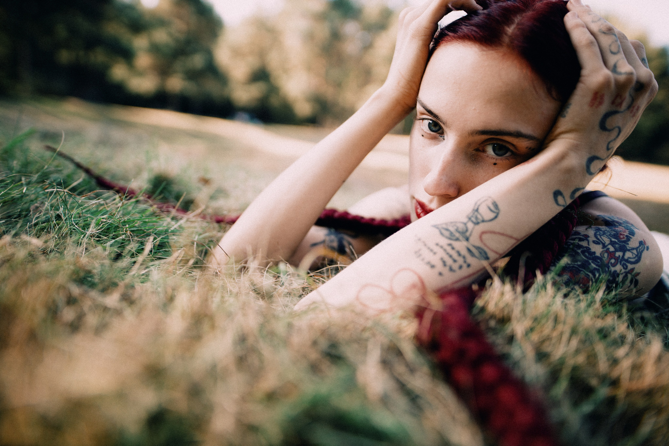 ТРАВЯНЫЯ КОСЫ. Фотограф Юля Королёва