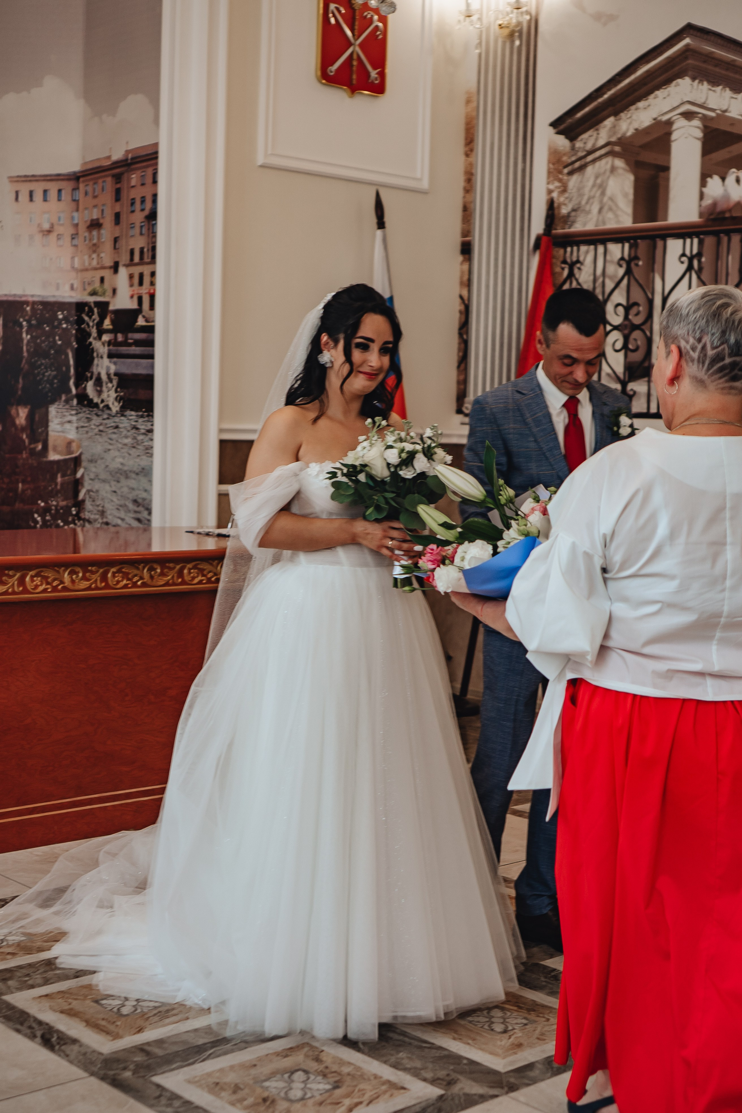 СВАДЕБНАЯ СЬЕМКА В ЗАГСЕ НА МОСКОВСКОМ ПРОСПЕКТЕ. Профессиональный фотограф, Санкт-Петербург — Виктория Богомолова