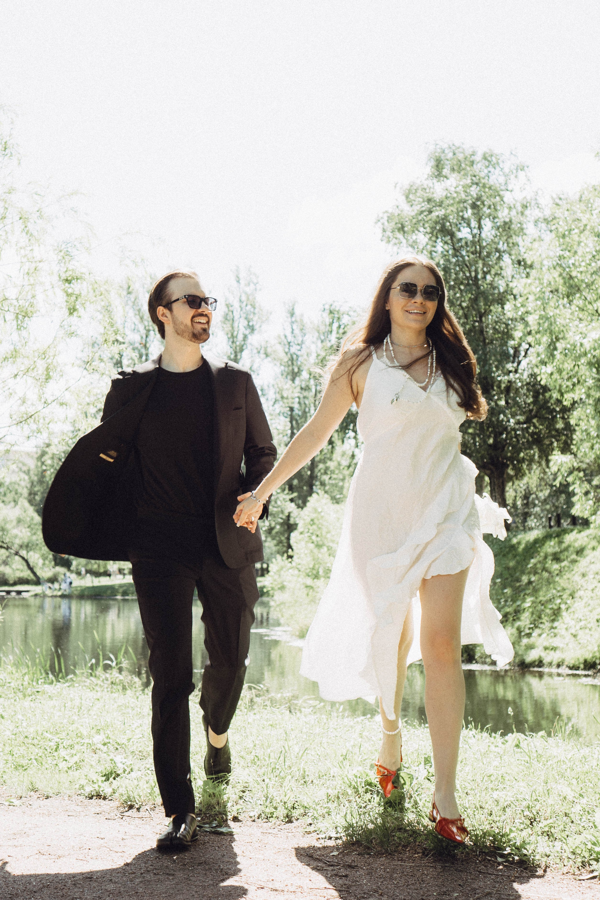 СВАДЕБНАЯ СЬЕМКА В ПАРКЕ ПОБЕДЫ И ПРОГУЛКА ПО МОСКОВСКОМУ ПРОСПЕКТУ. Профессиональный фотограф, Санкт-Петербург — Виктория Богомолова