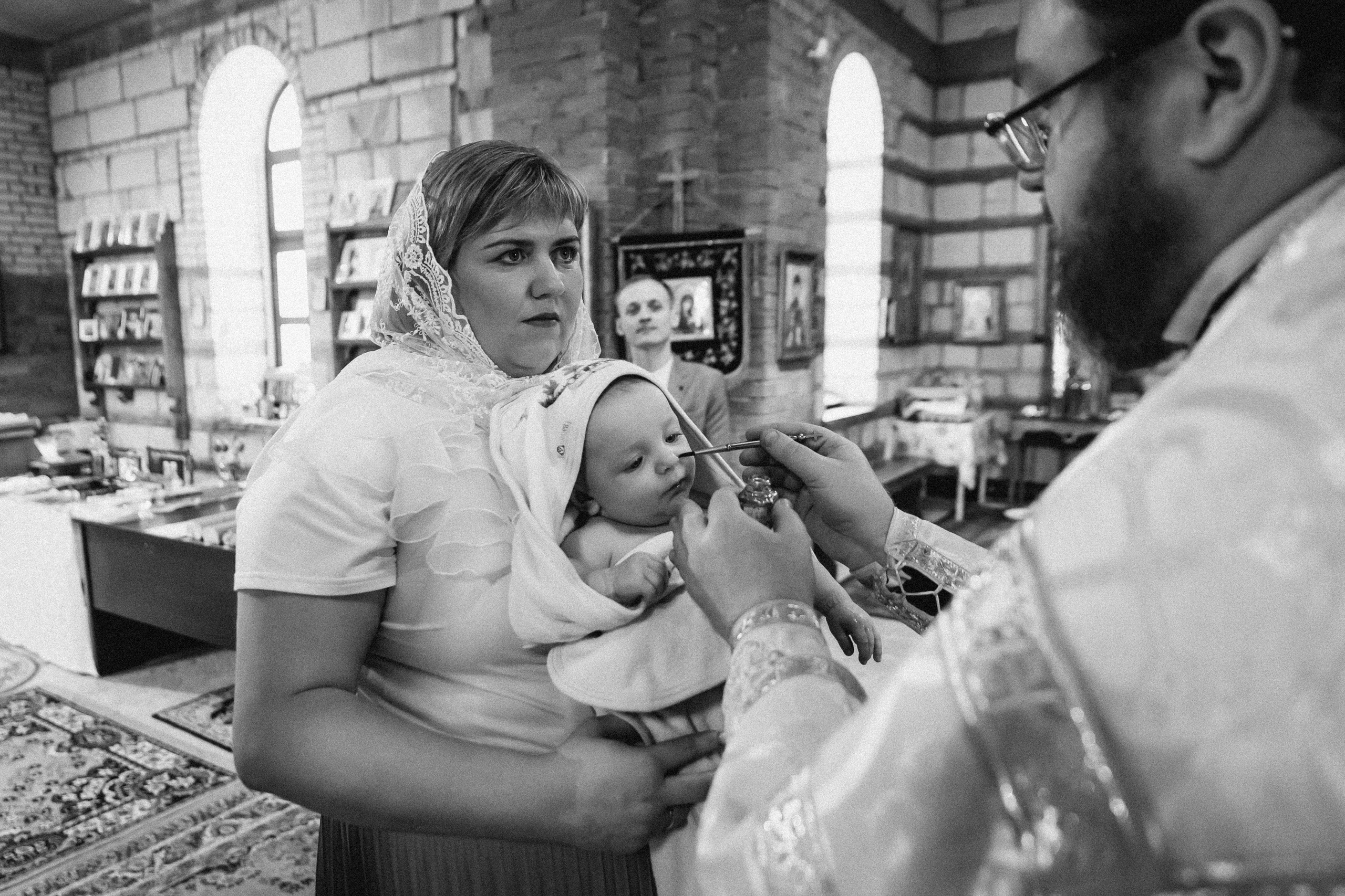 Крещение Максима. Семейный фотограф Минск Усова Ольга