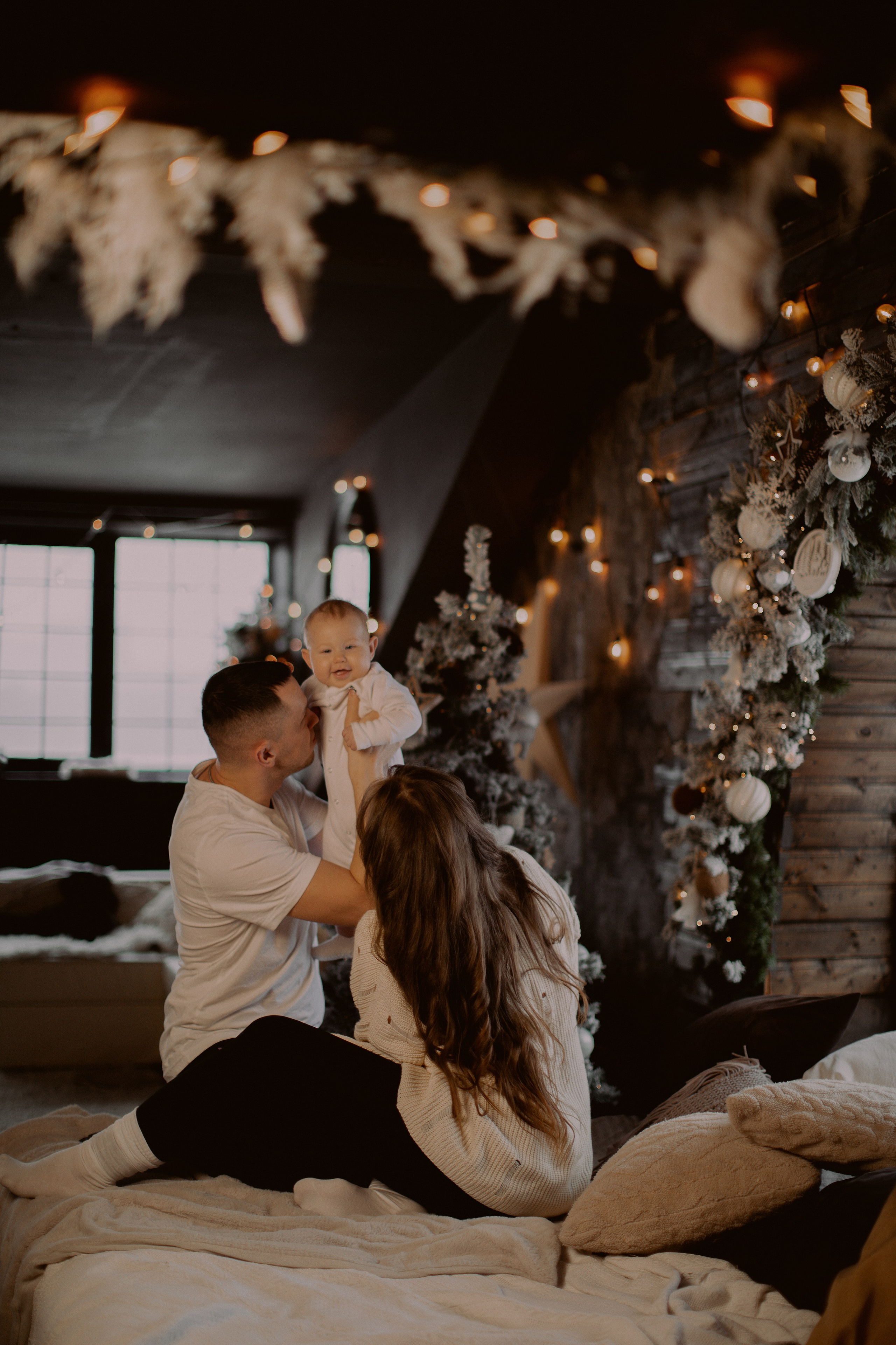 Первая новогодняя фотосессия малышки Эмилии. Фотограф в Нижнем Новгороде