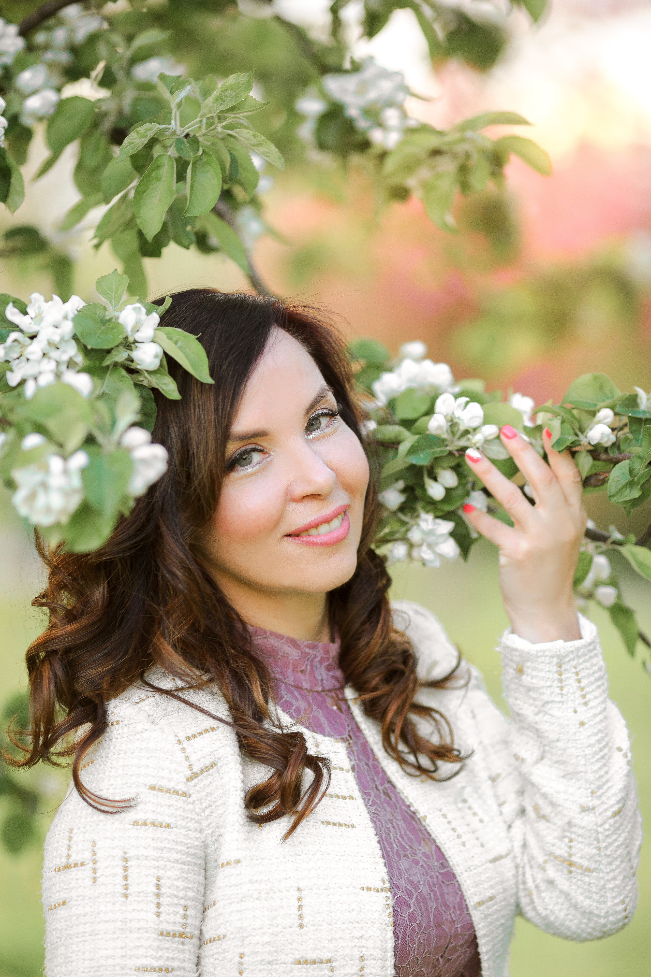 Фотосъемки в цветущих садах. Свадебный и семейный фотограф Спб Бошман Ирина
