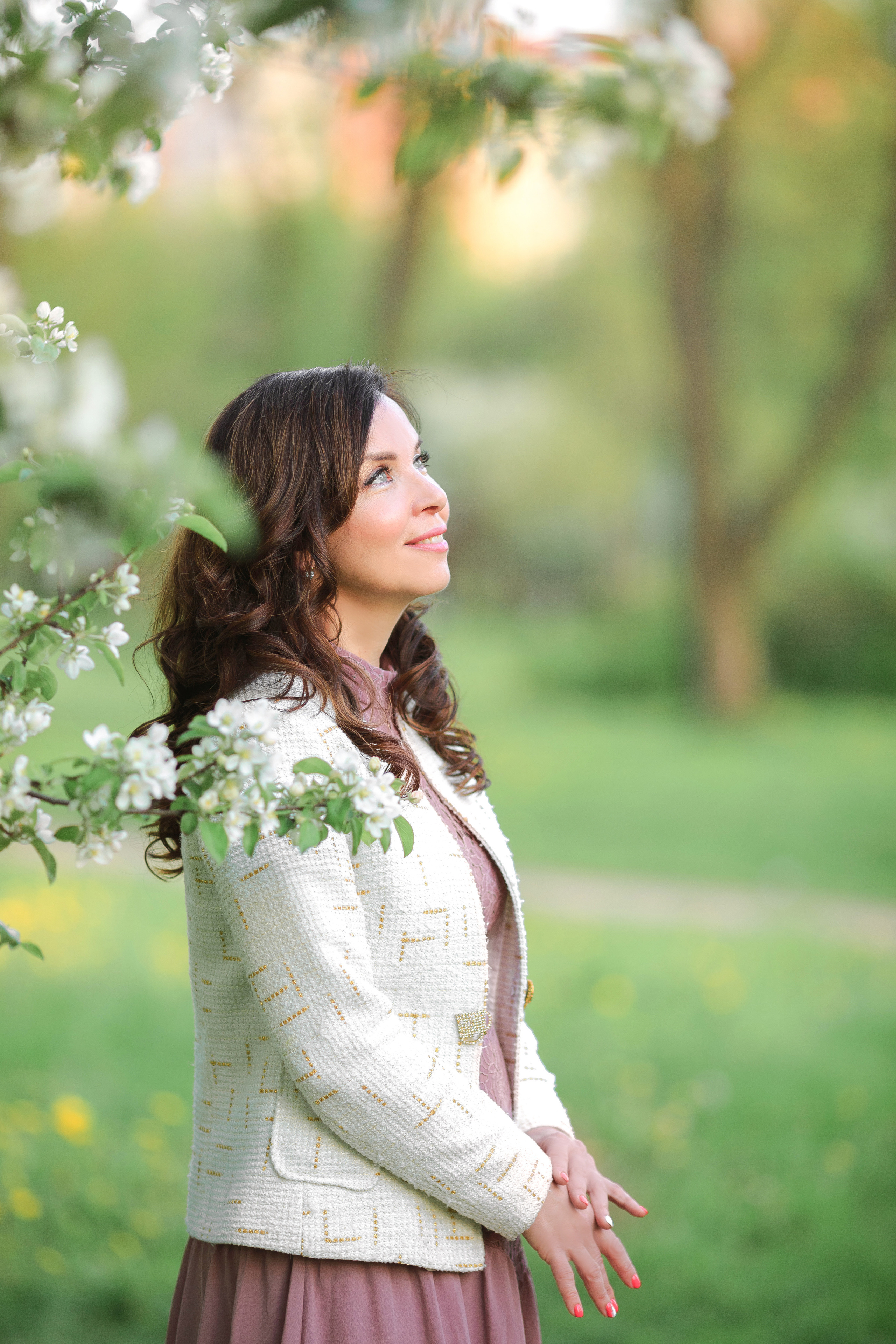 Фотосъемки в цветущих садах. Свадебный и семейный фотограф Спб Бошман Ирина