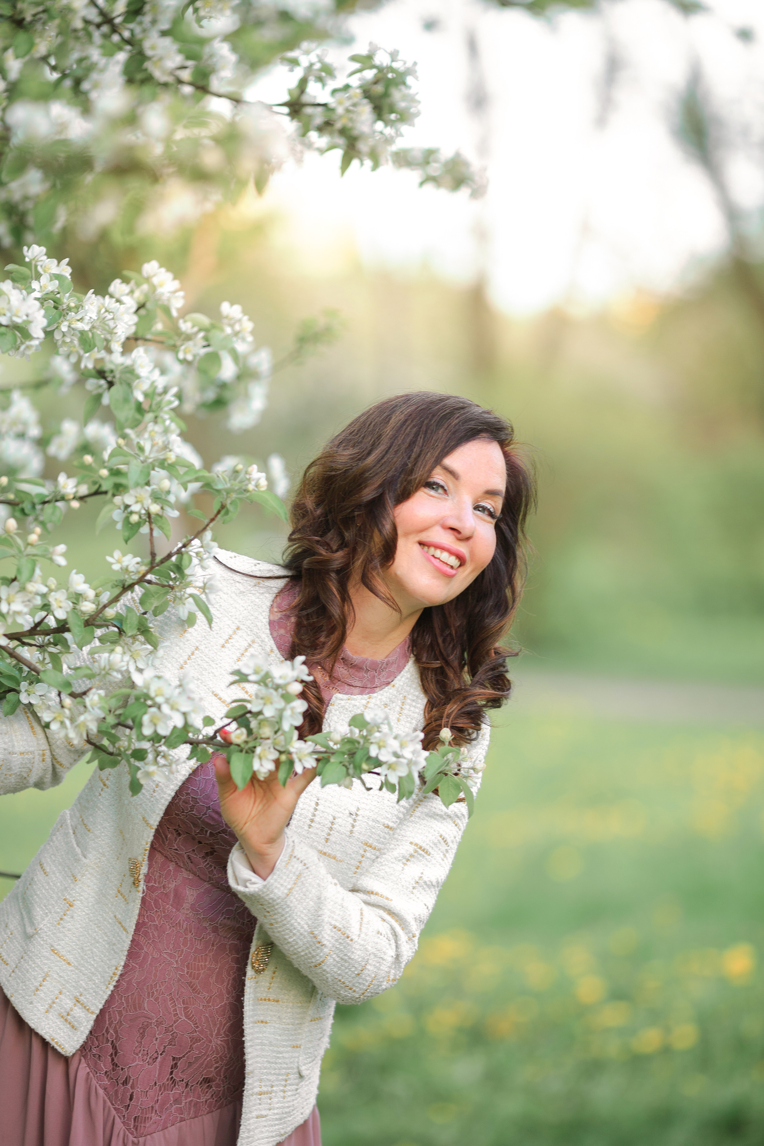 Фотосъемки в цветущих садах. Свадебный и семейный фотограф Спб Бошман Ирина