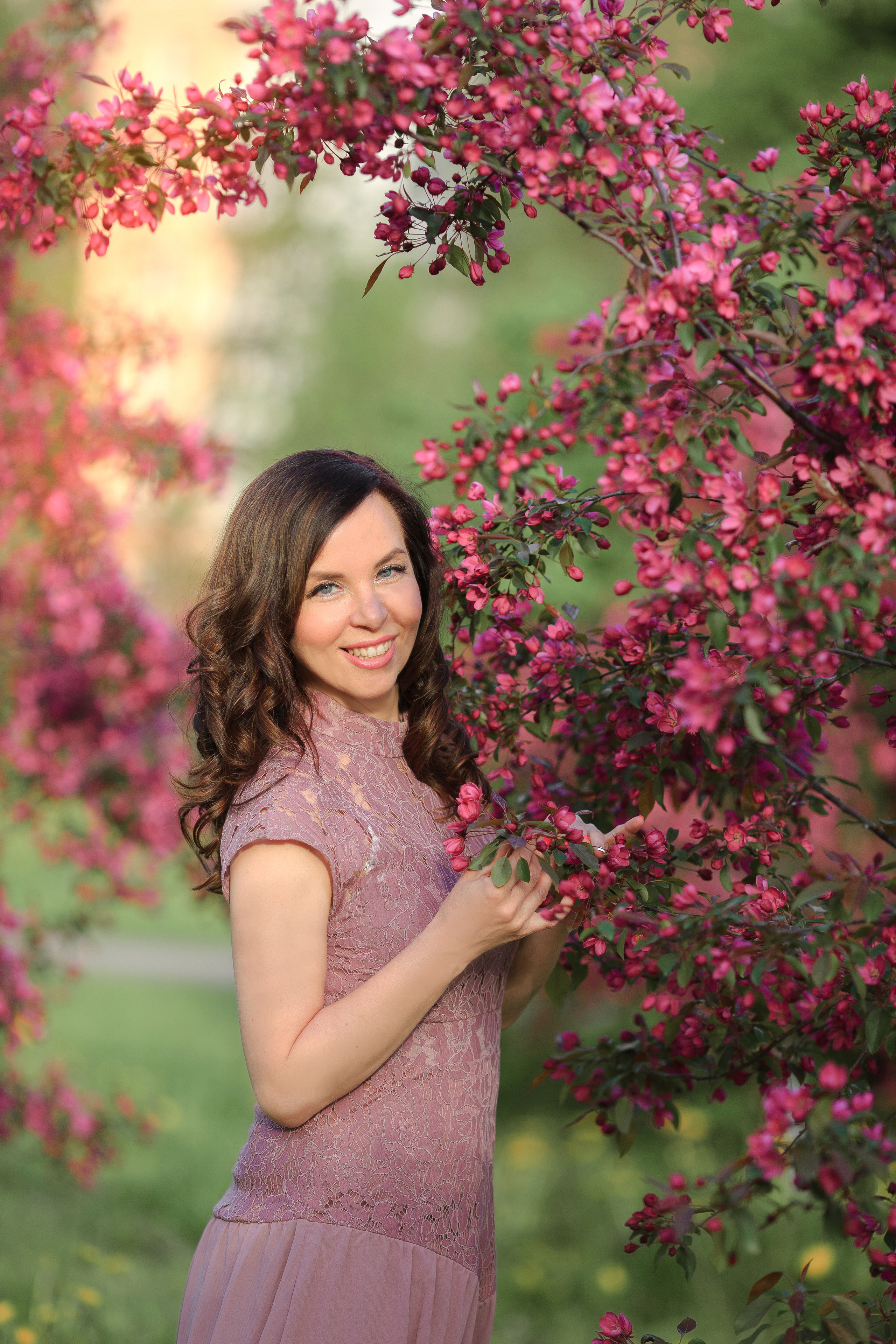 Фотосъемки в цветущих садах. Свадебный и семейный фотограф Спб Бошман Ирина