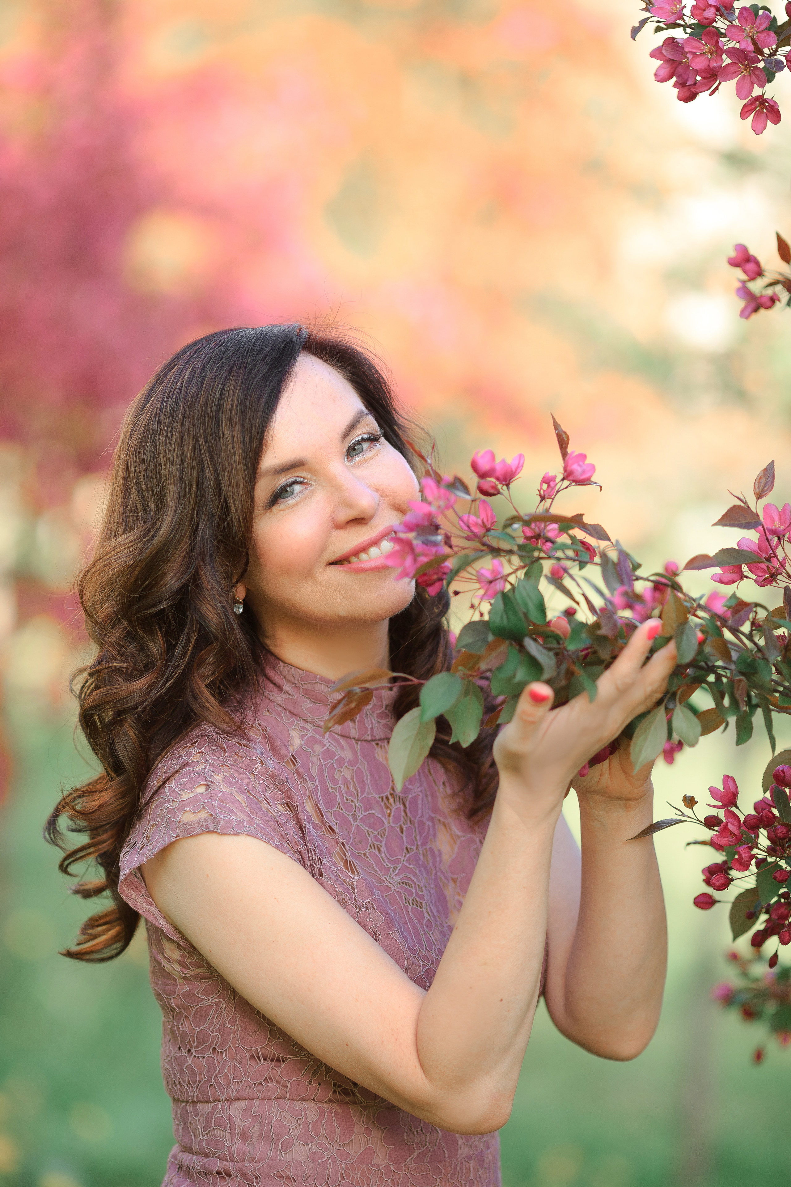 Фотосъемки в цветущих садах. Свадебный и семейный фотограф Спб Бошман Ирина