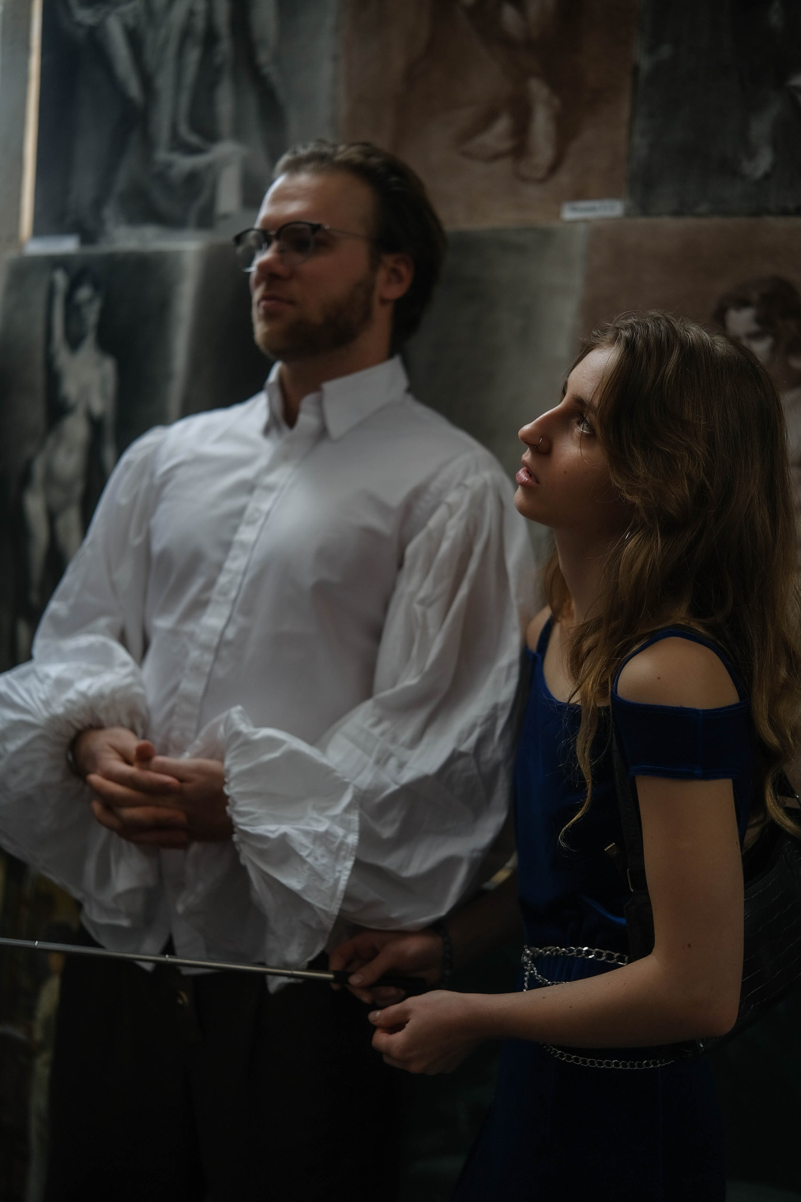 Репортаж частной экскурсии художника Михаила Соловьева в академии художеств Репина. Портретные и творческие съемки Санкт-Петребург